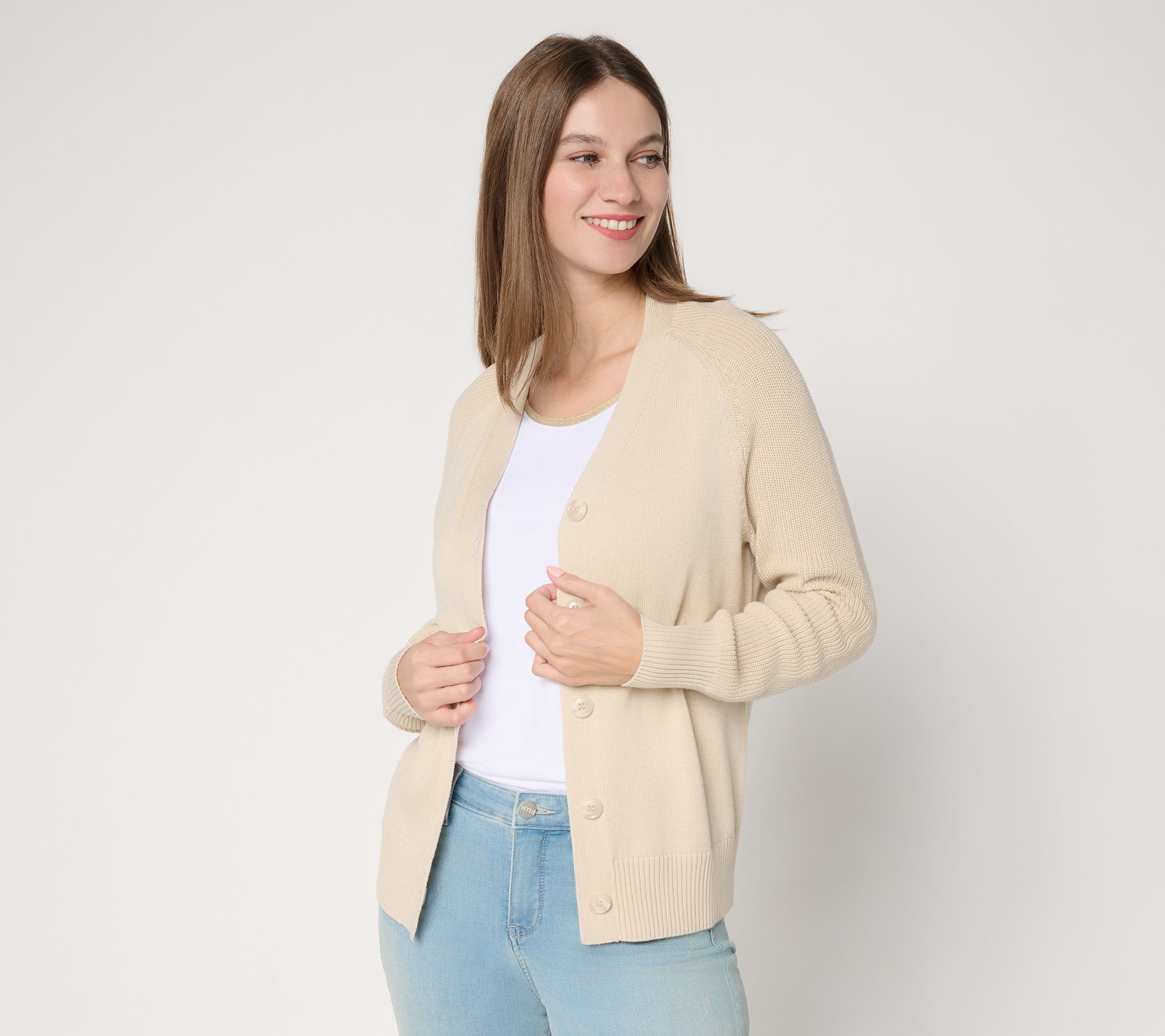 "As Is" Belle by Kim Gravel Pale by Comparison Cardigan