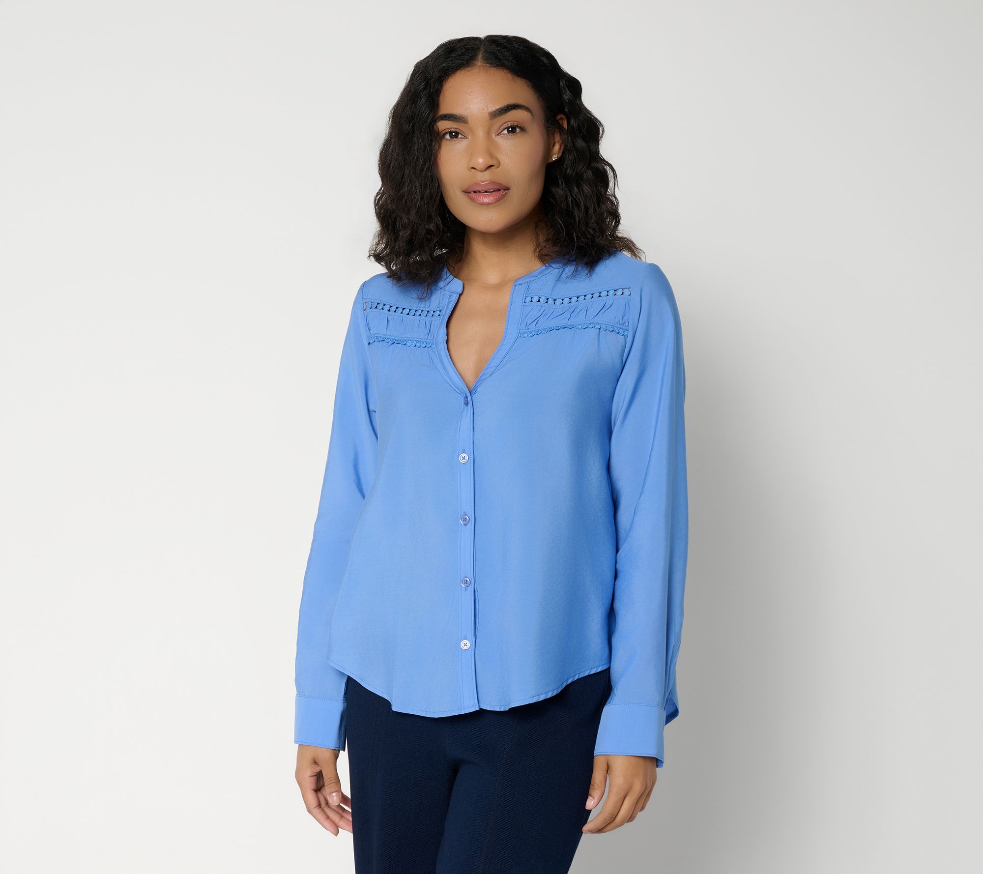 "As Is" RM Studio x Rebecca Minkoff Smock Detail Shirt