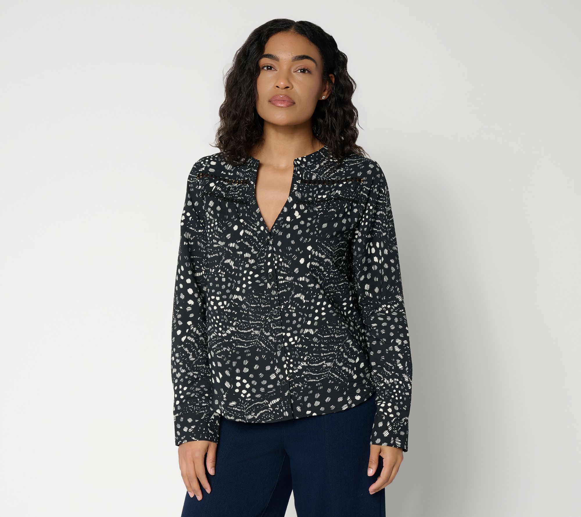 "As Is" RM Studio x Rebecca Minkoff Smock Detail Shirt