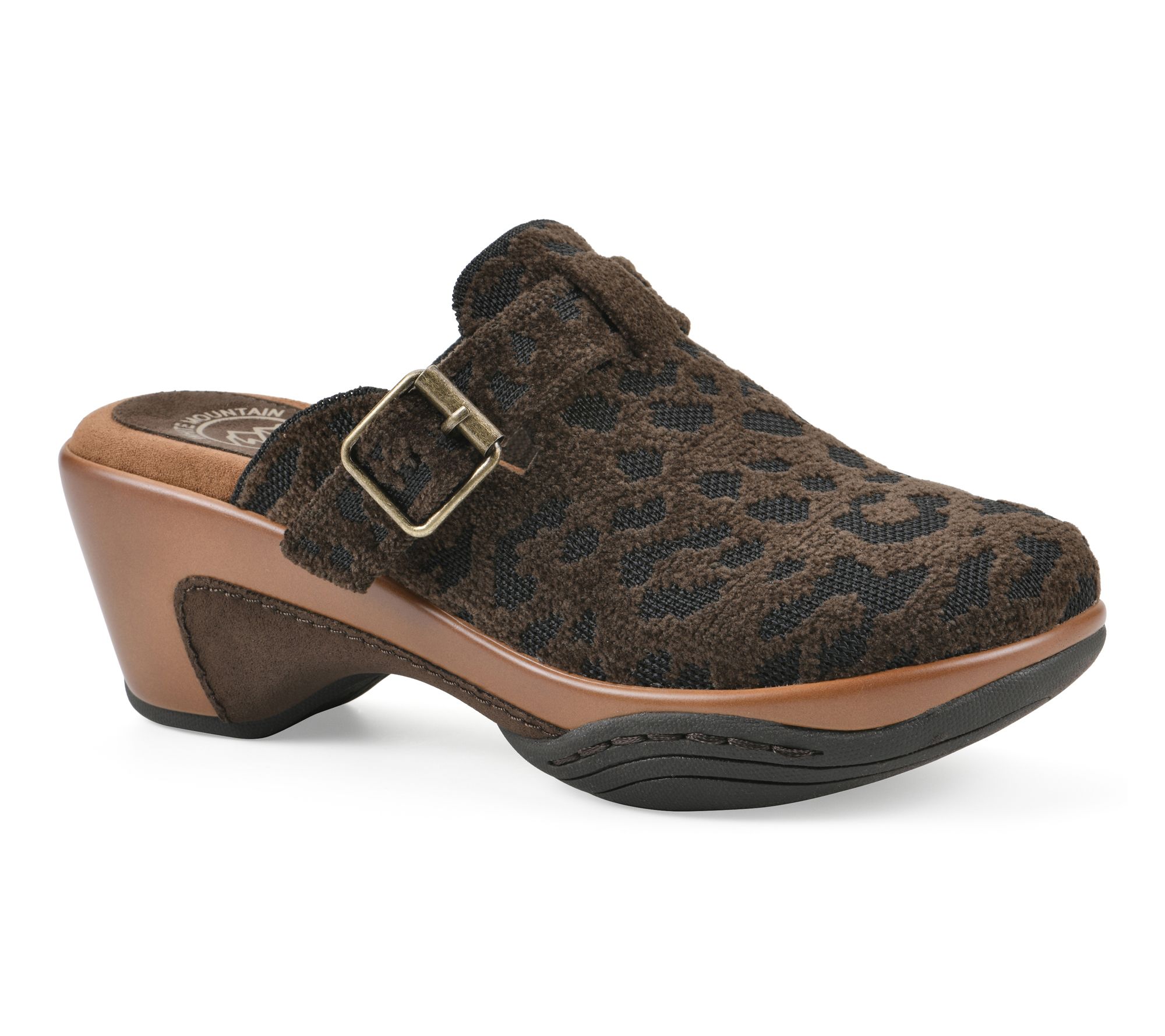 White Mountain Adjustable Heeled Clogs -Vias