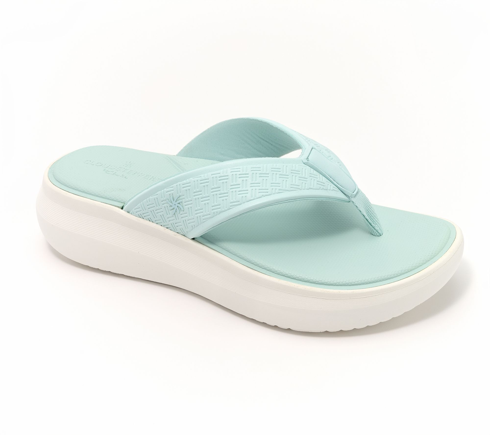 "As Is" Clarks Cloudsteppers Thong Sandals- Solevana Post