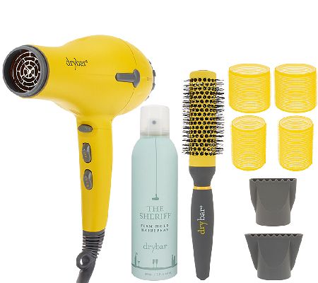 hair dryer drybar buttercup blowout blow perfect collection qvc dry