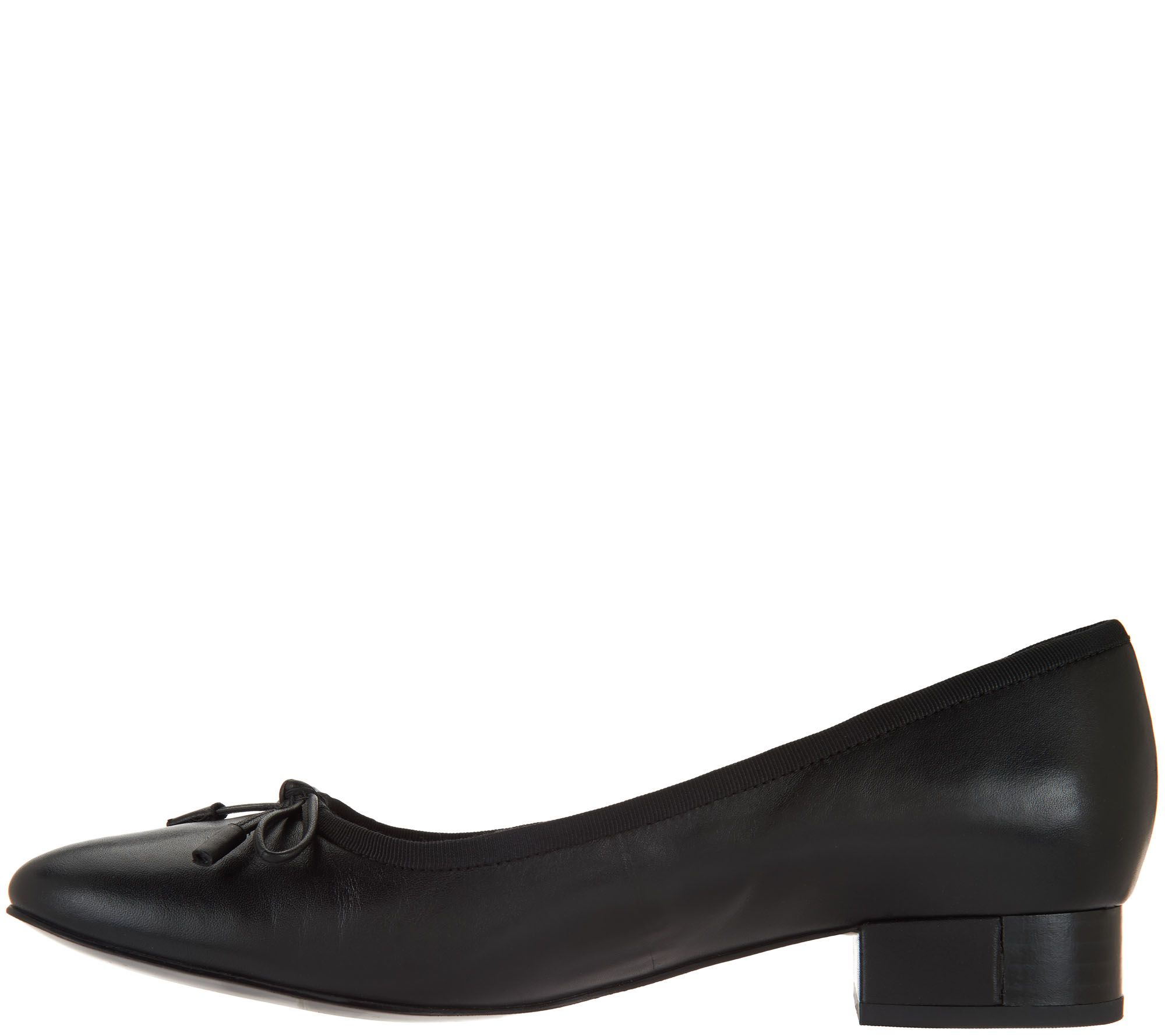 Clarks Narrative Leather Low Heel Pumps - Eliberry Isla - QVC.com