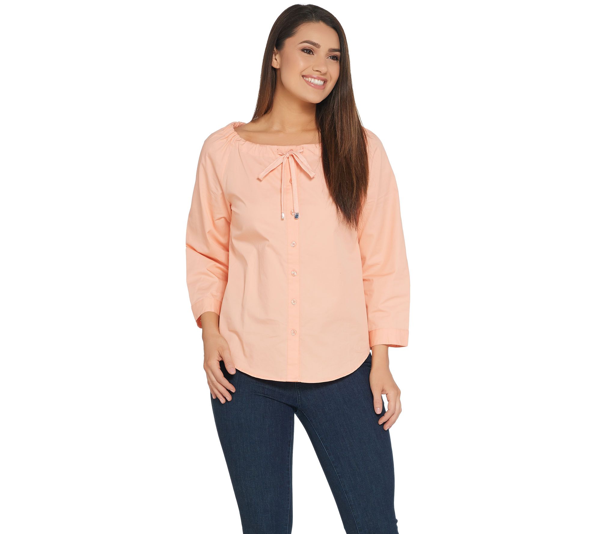 qvc peasant tops