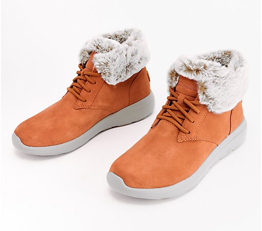Skechers On-the-GO City 2 Suede Ankle Boots - Winter Wishes