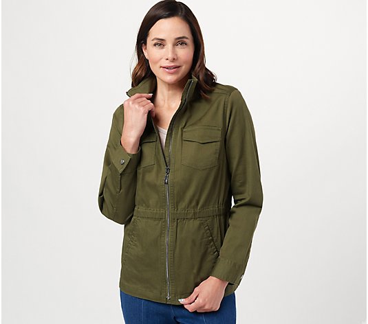 "As Is" Belle by Kim Gravel Stretch Twill Anorak Jacket