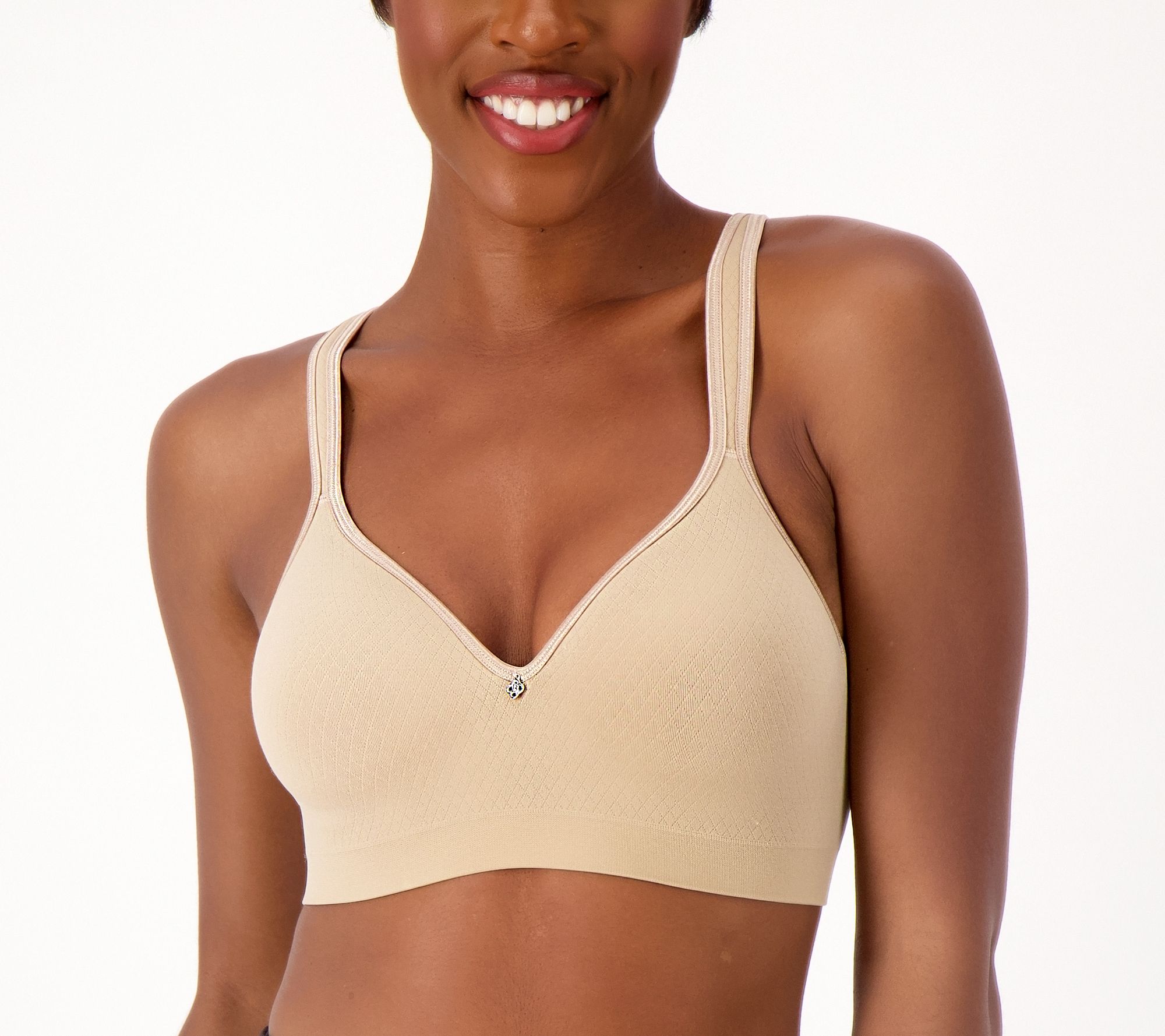 As Is Breezies Seamless Wirefree T- Shirt Bra