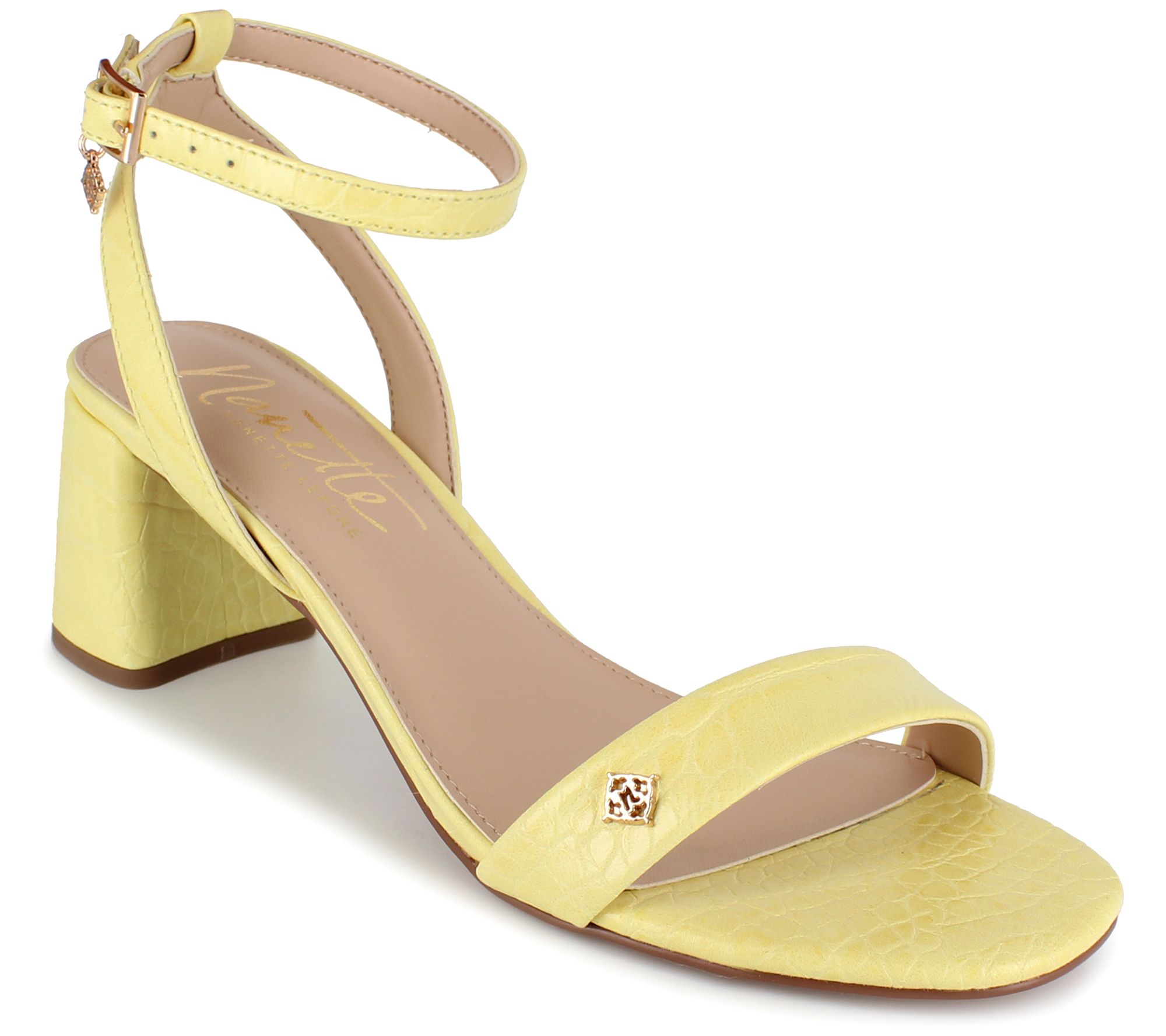 qvc gold sandals