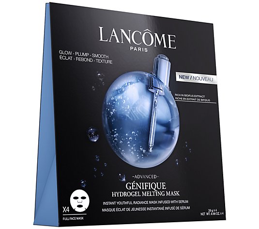 Lancome Advanced Genifique Hydrogel Face Mask,4-pc