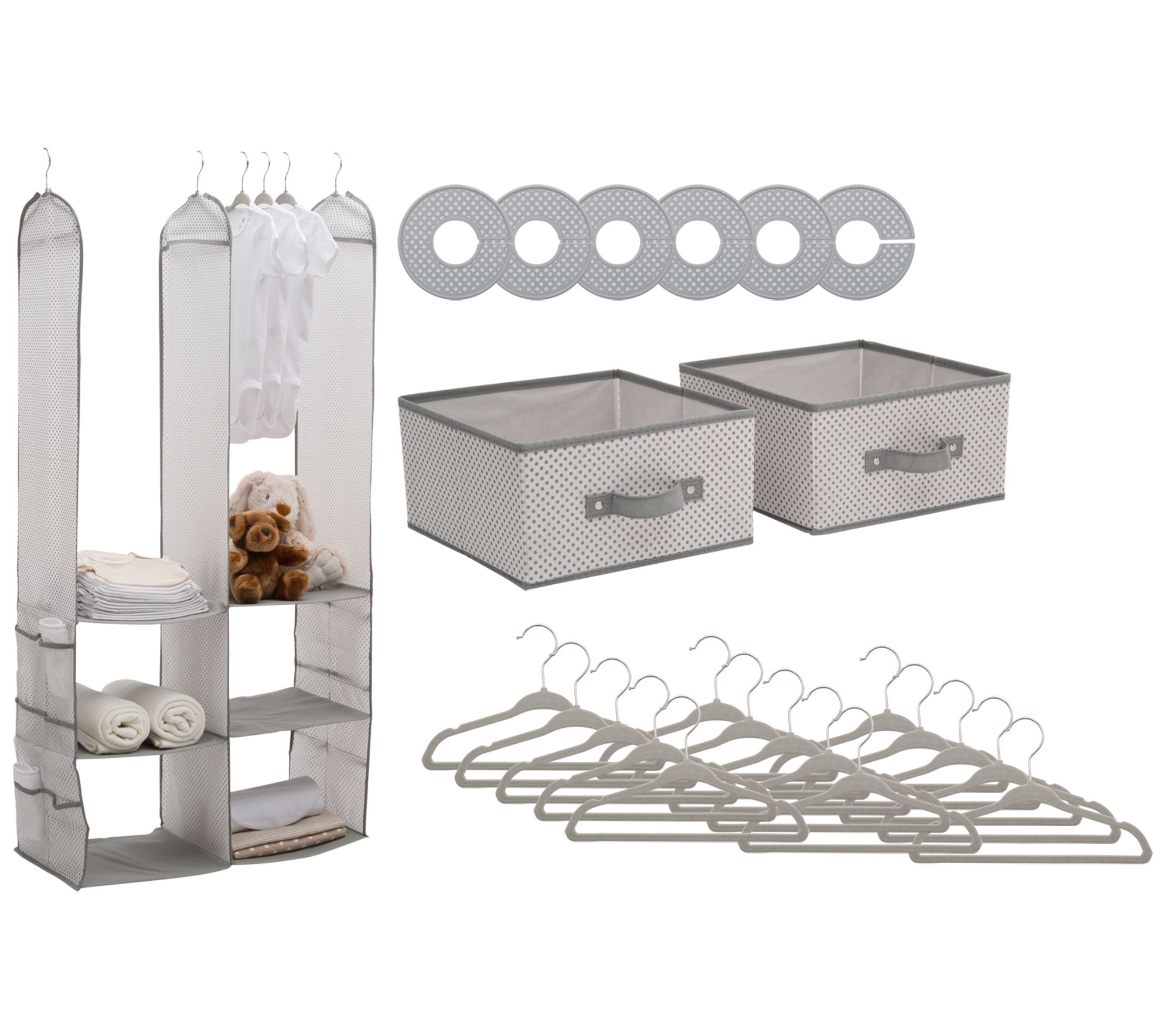 Delta Children 24-Piece Nursery Storage Set