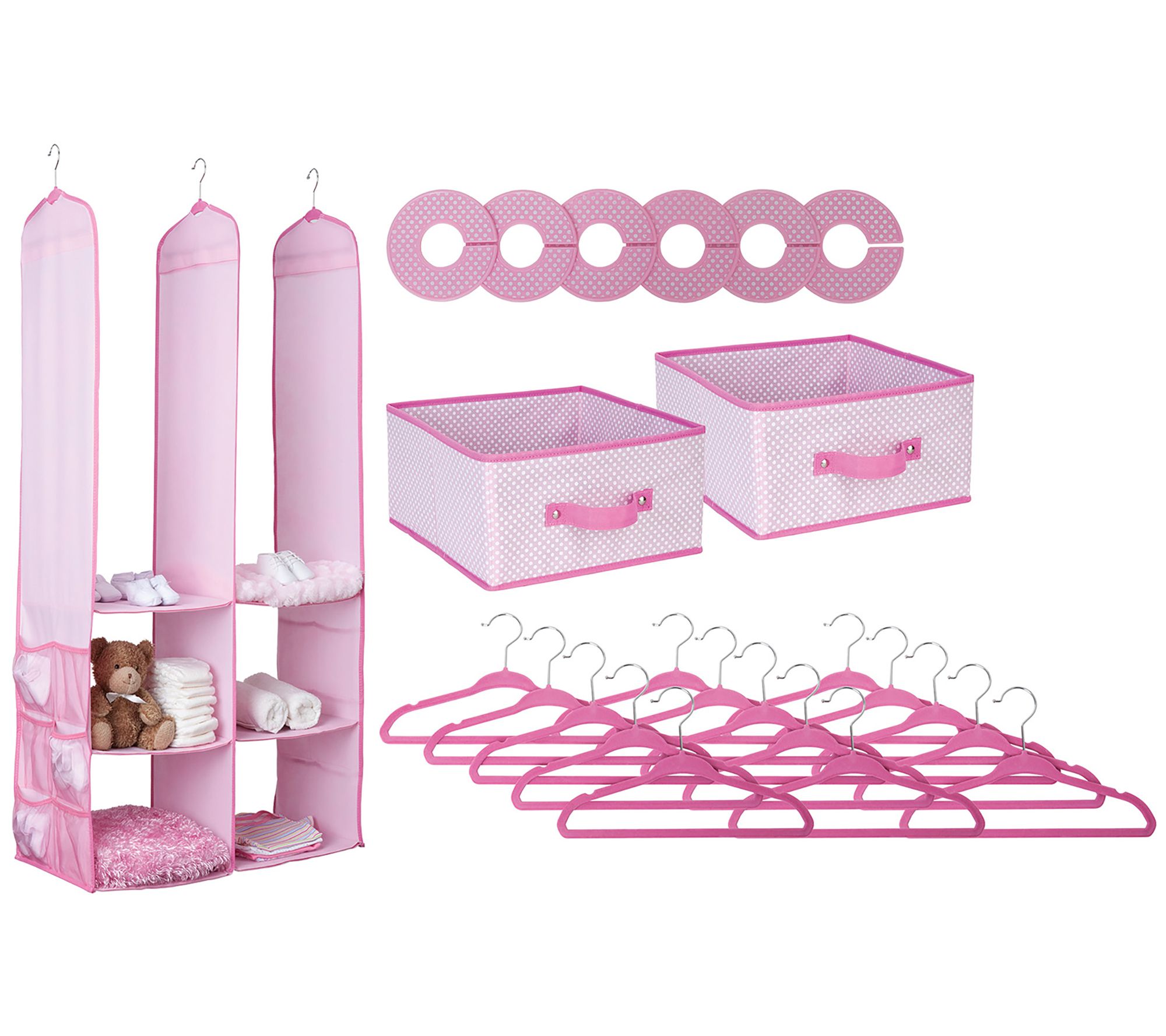 Delta Children 24-Piece Nursery Storage Set