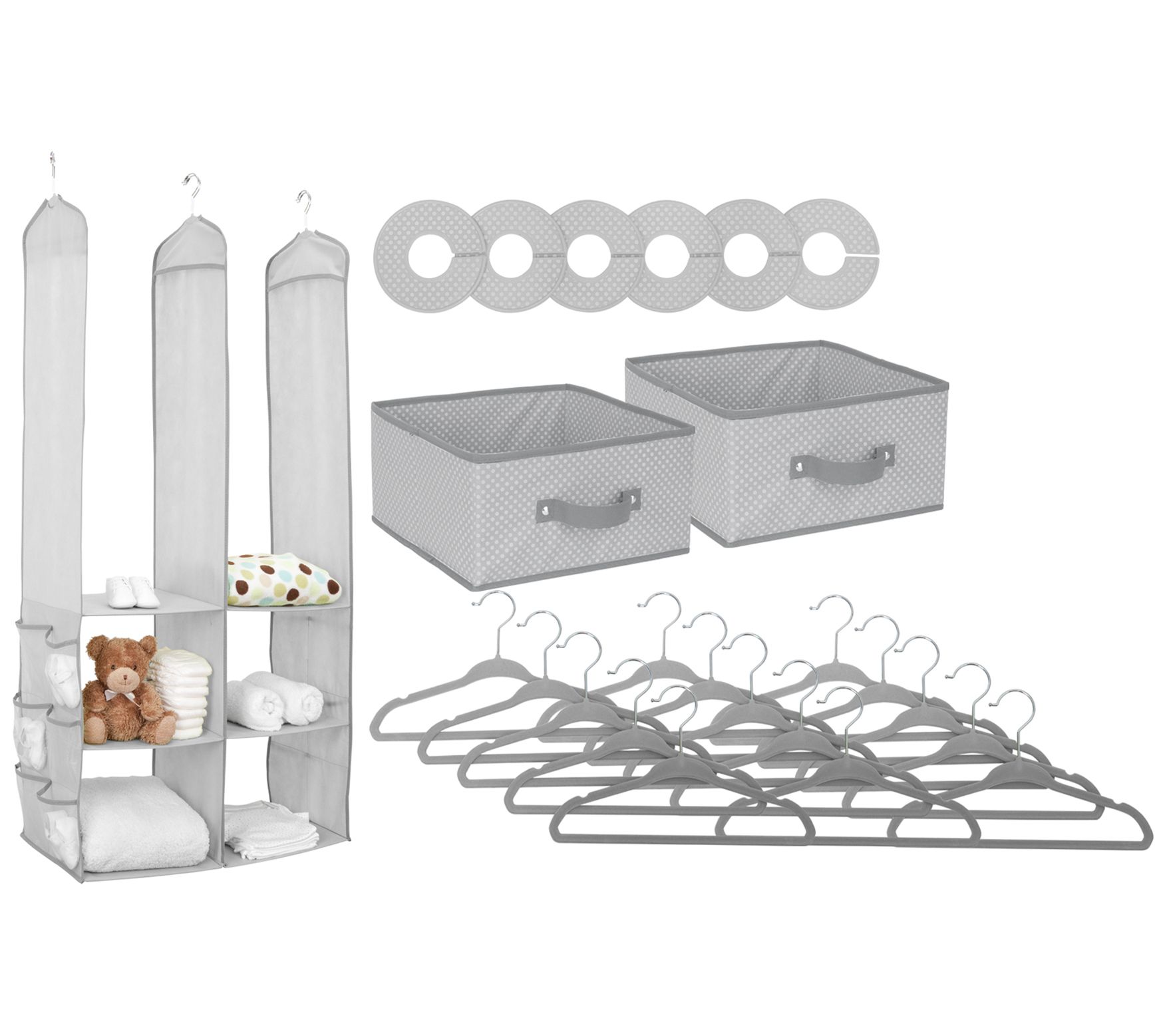 Delta Children 24-Piece Nursery Storage Set