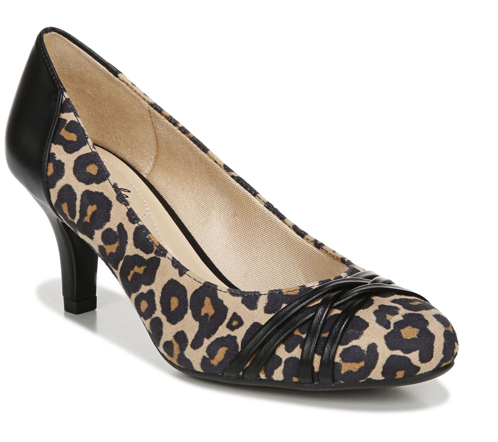 lifestride leopard pumps