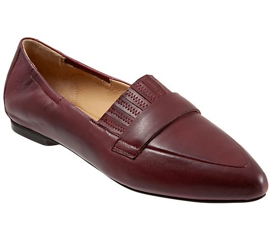 Trotters Pointed Toe Loafers - Emotion