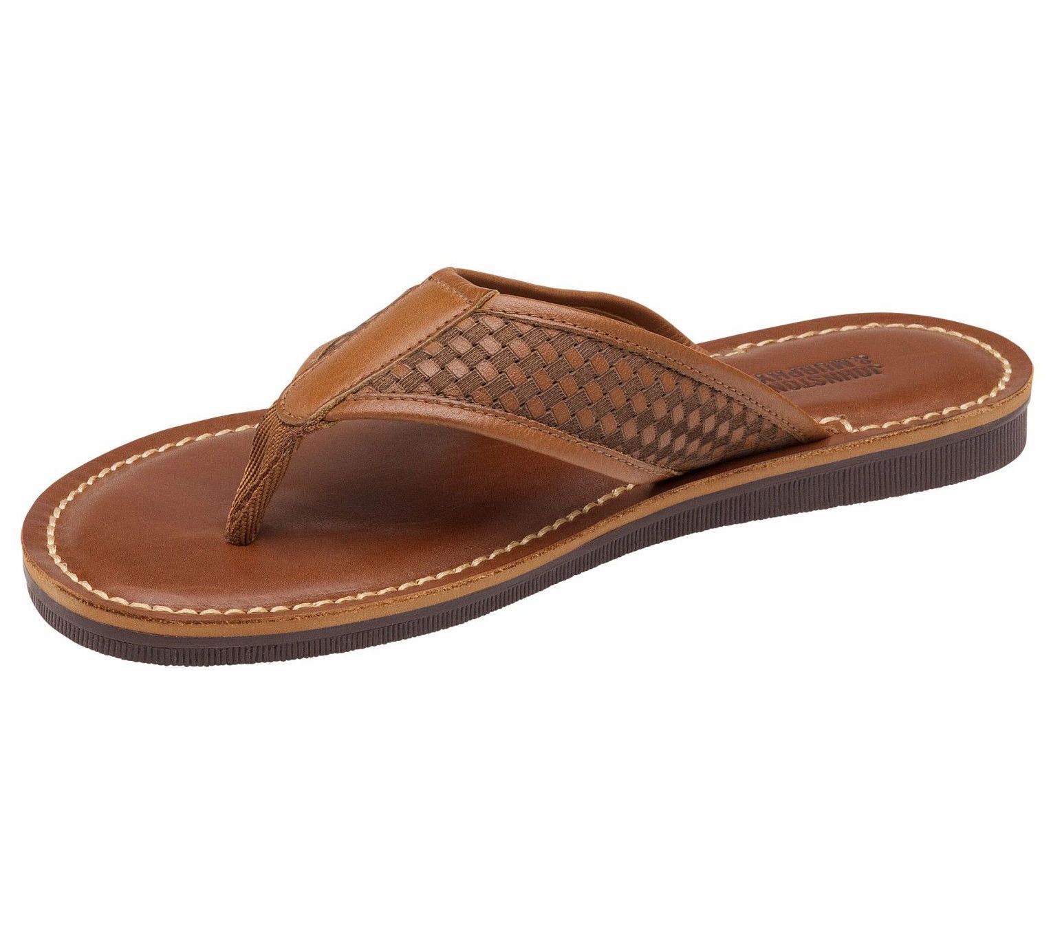 U-MAC Mens Flip Flops Thongs Sandals Fashion Outdoor Casual Personalize Exquisite Leather Shoes 