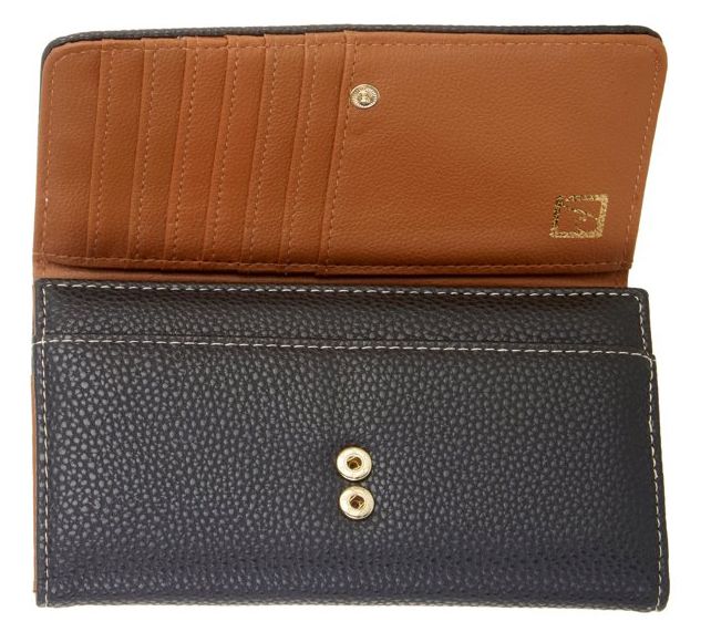Stone Mountain Cornwall Large Double Zip Wallet One Size Brown/cognac brown
