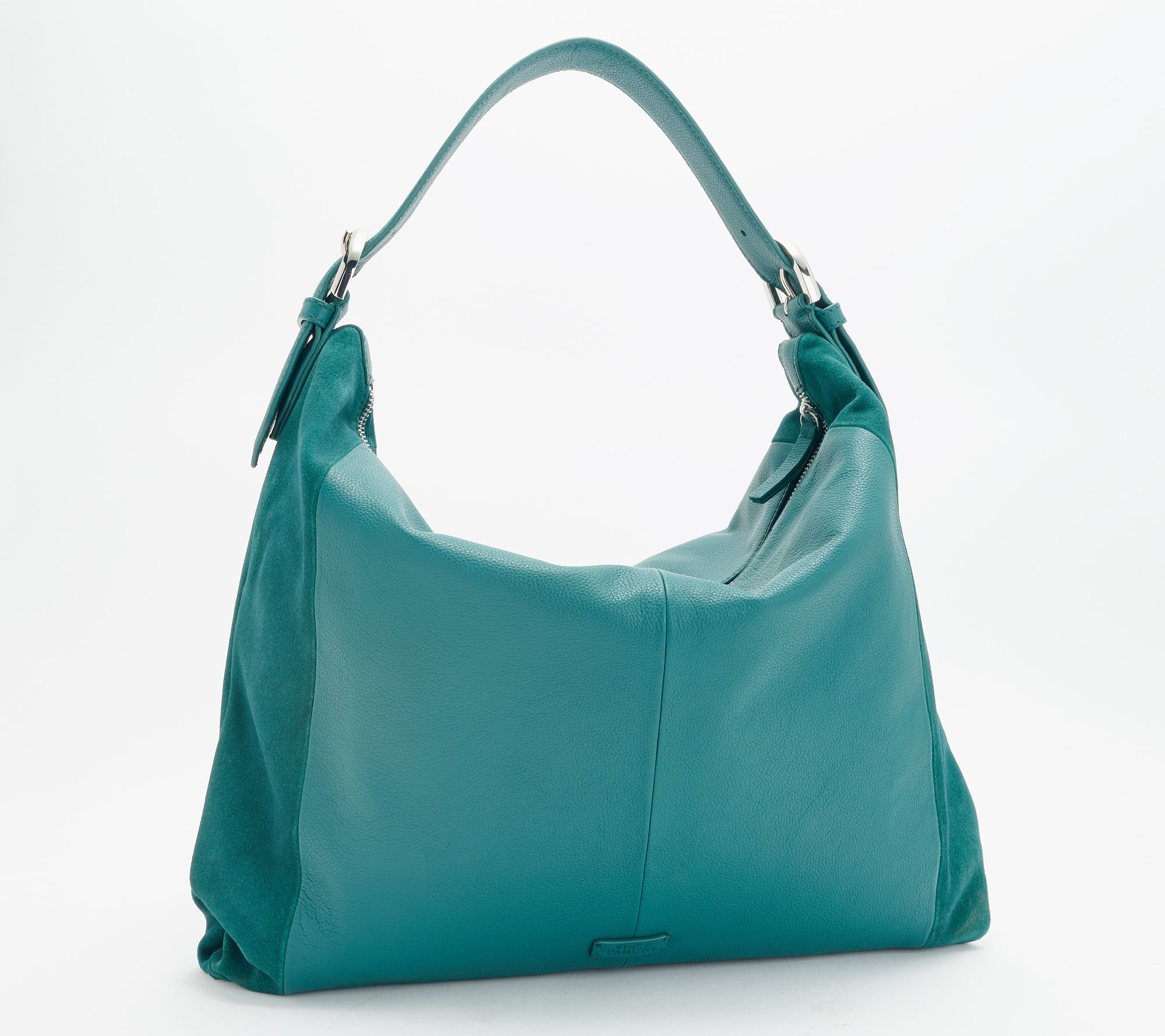 Vince Camuto Pebble Leather/Suede Elize Hobo