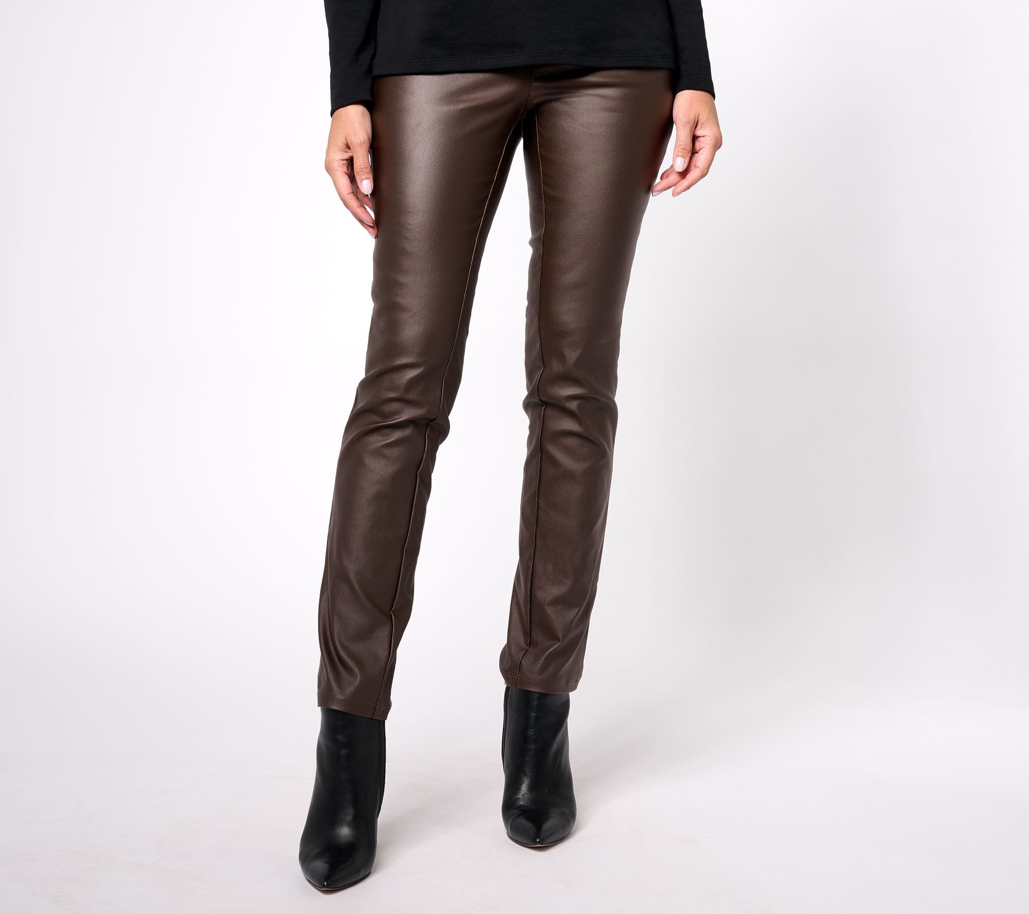 Jingle Belles by Kim Gravel Pet Rebellious Coated Twill Straight Pant