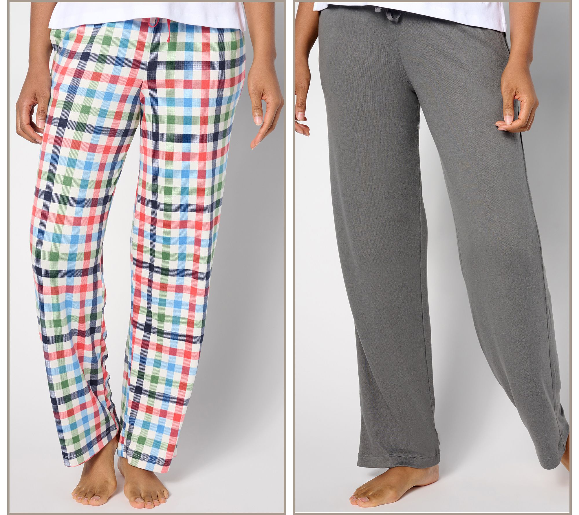 Women's Lounge Pajama Pants - Knit Sleepwear Easter Eggs on