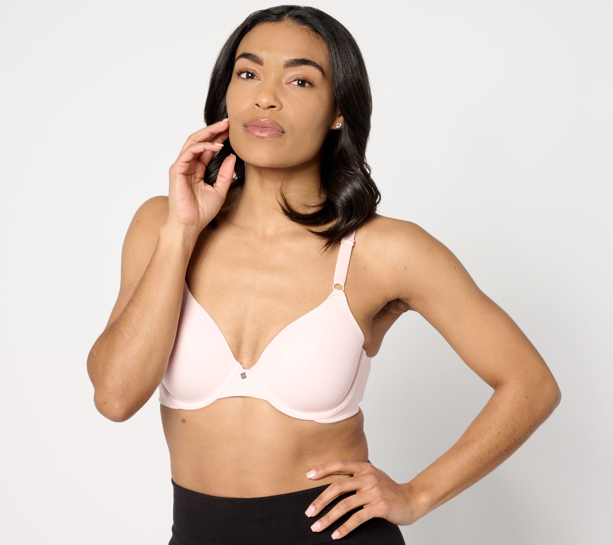 Breezies Full Coverage Underwire Microfiber Support Bra on QVC