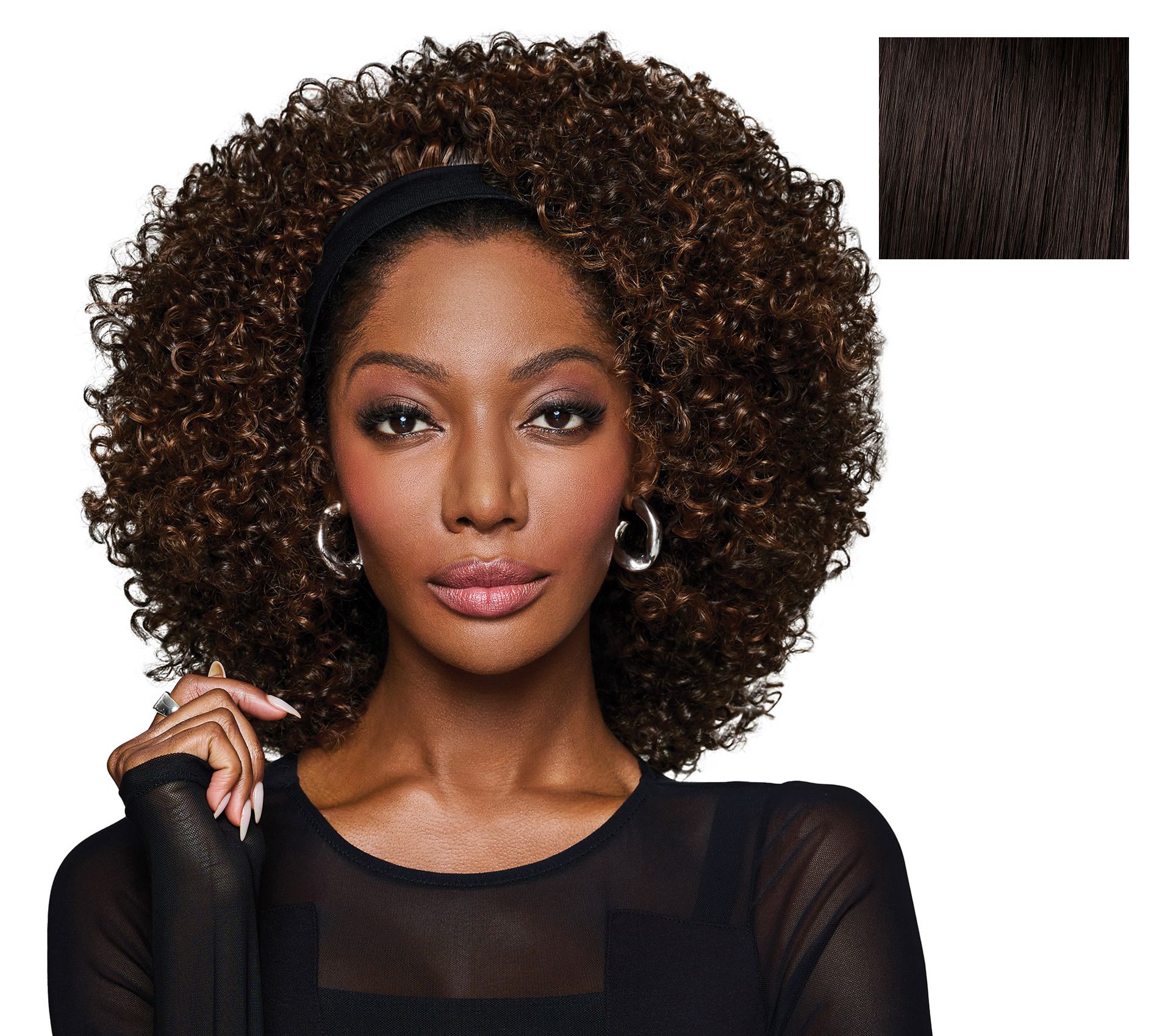 Hairdo Coiled Texture Headband Wig