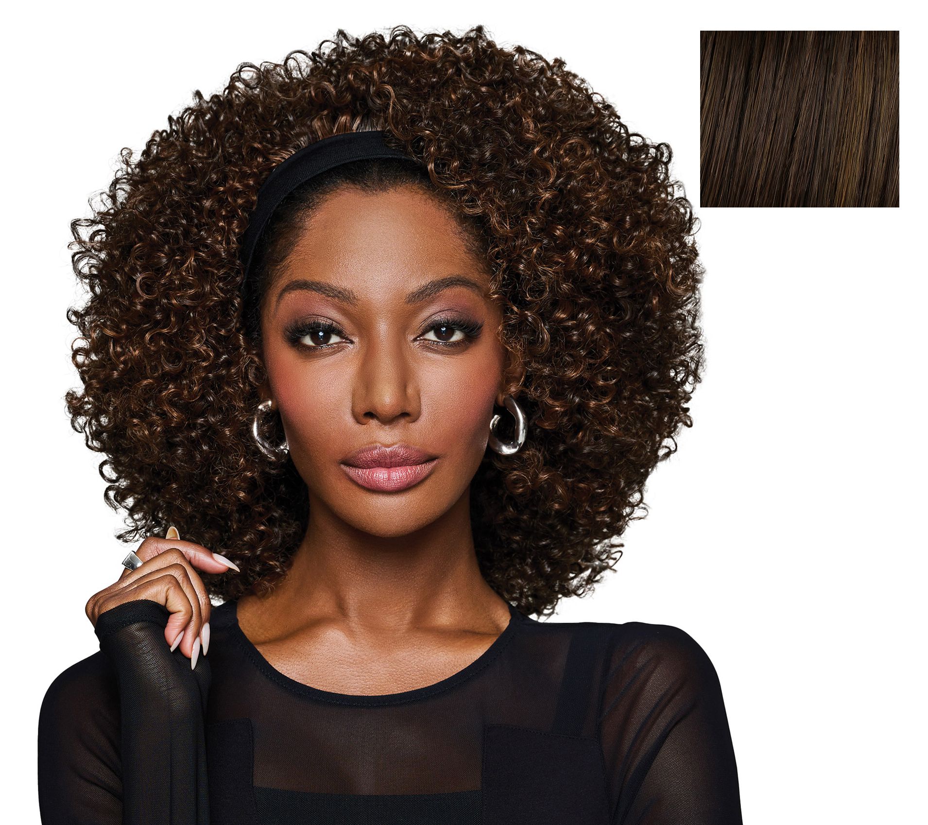 Hairdo Coiled Texture Headband Wig