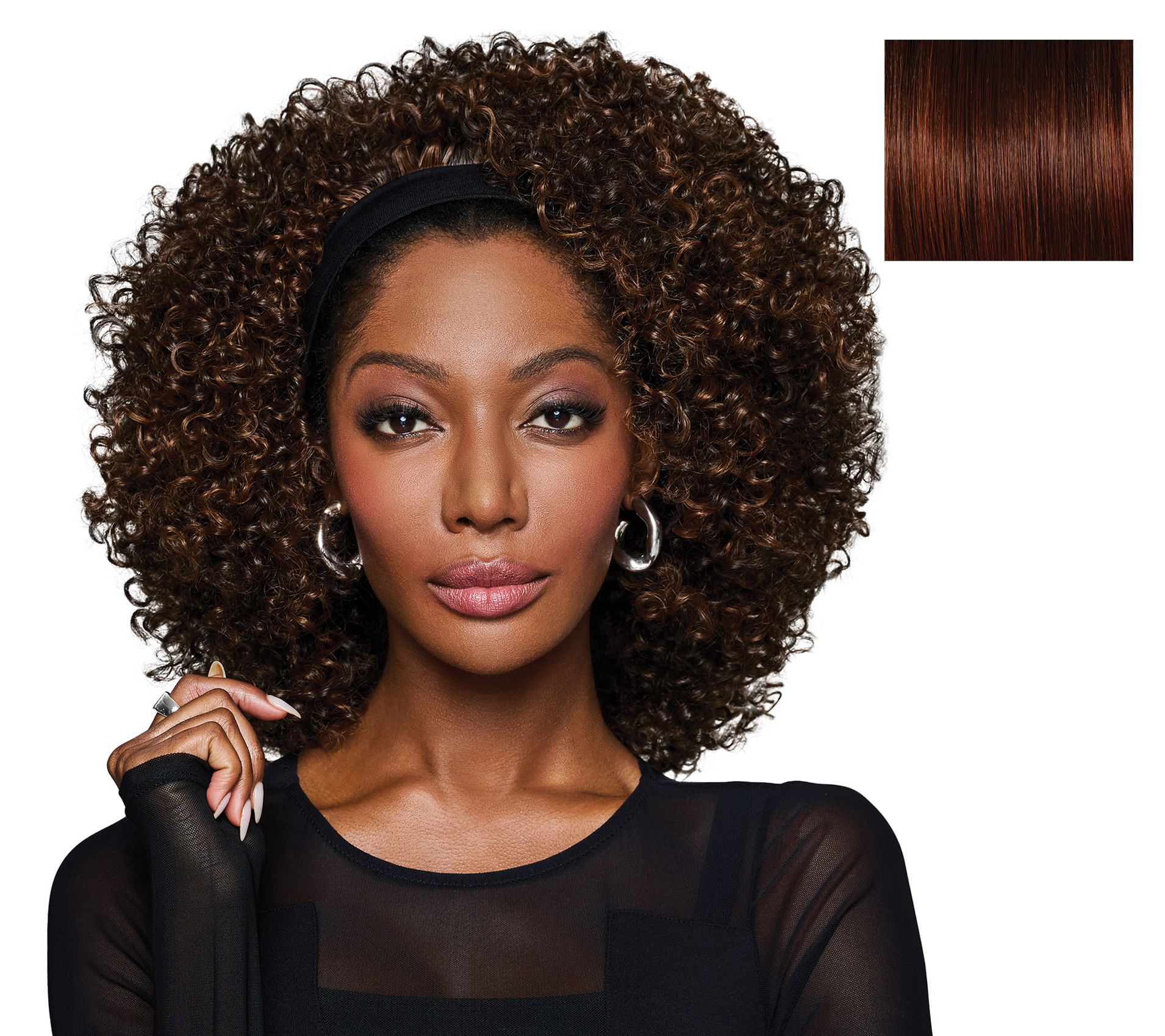 Hairdo Coiled Texture Headband Wig