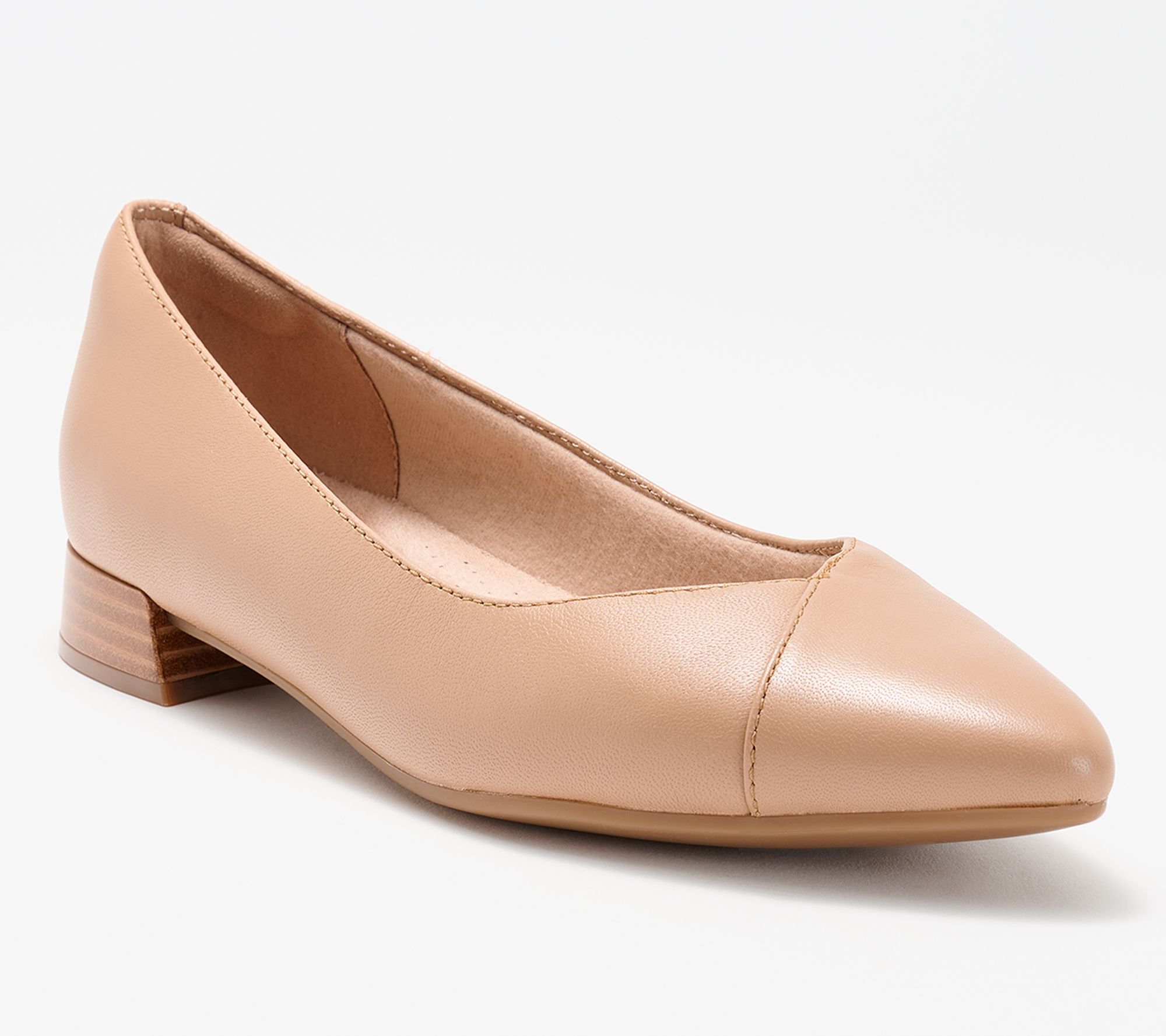 Clarks Collection Leather/Textile Flats - Natalyn Wish