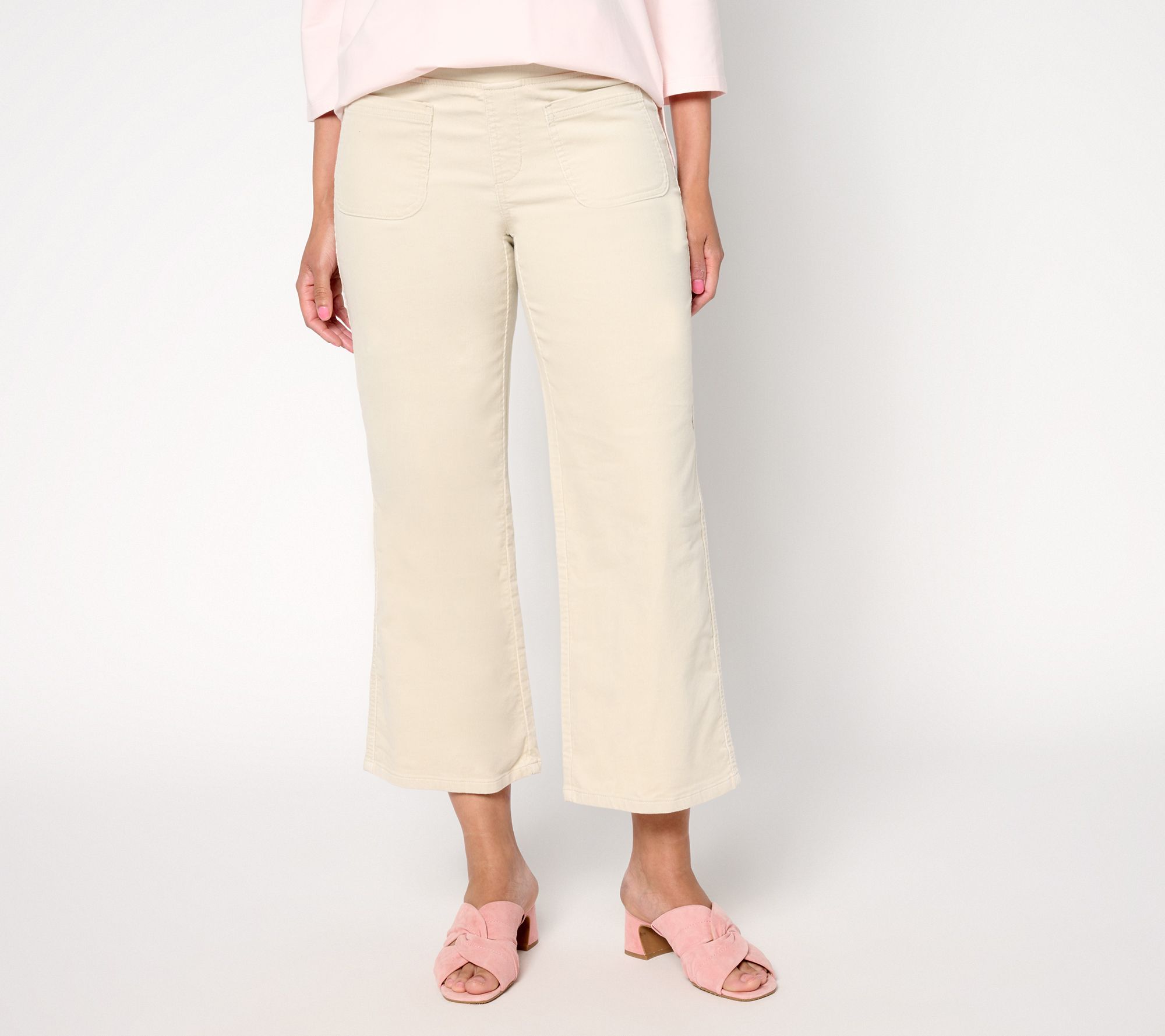 Belle by Kim Gravel Regular TripleLuxe Corduroy Gaucho Pant