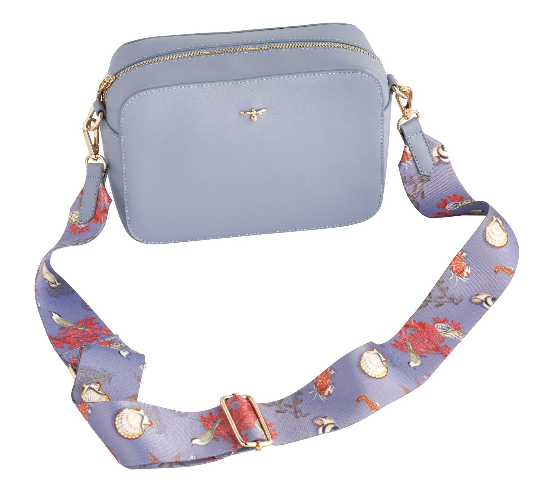 Fable England Whispering Sands Printed Strap Camera Bag