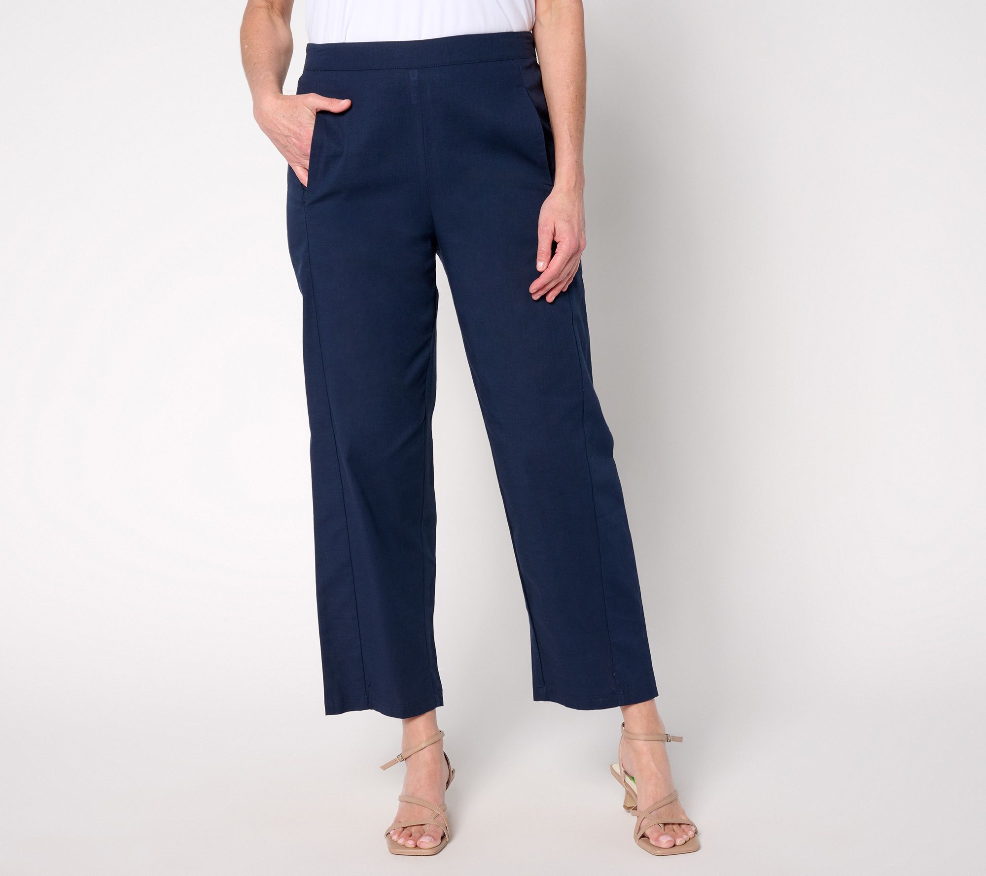 by Stacy London Petite Pull-On Ankle Length Pant
