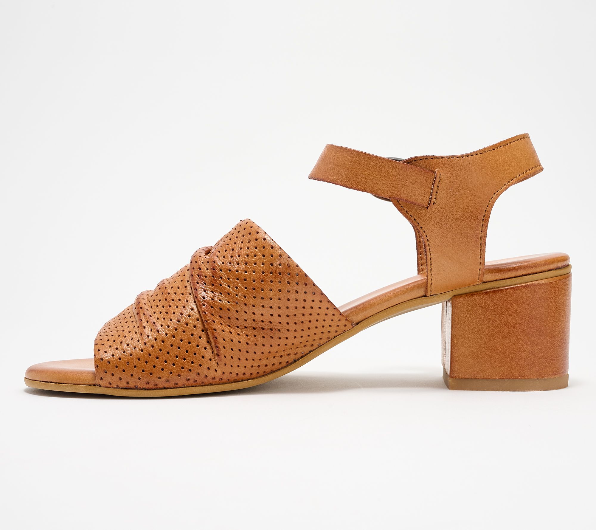 Miz Mooz Leather Ankle Strap Heeled Sandals - Rainie - QVC.com