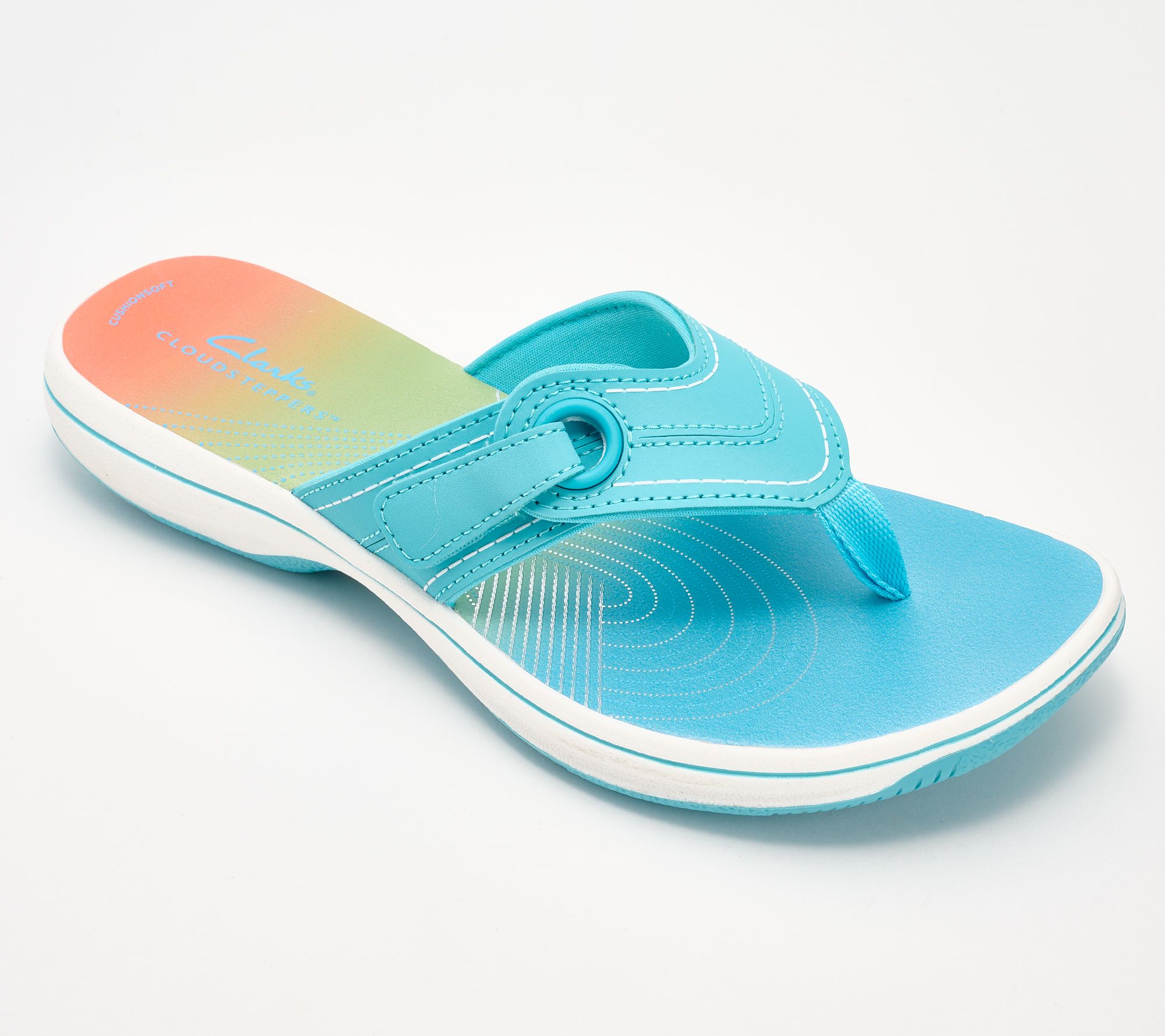 Clarks Cloudsteppers Thong Sandals - Breeze Reyna
