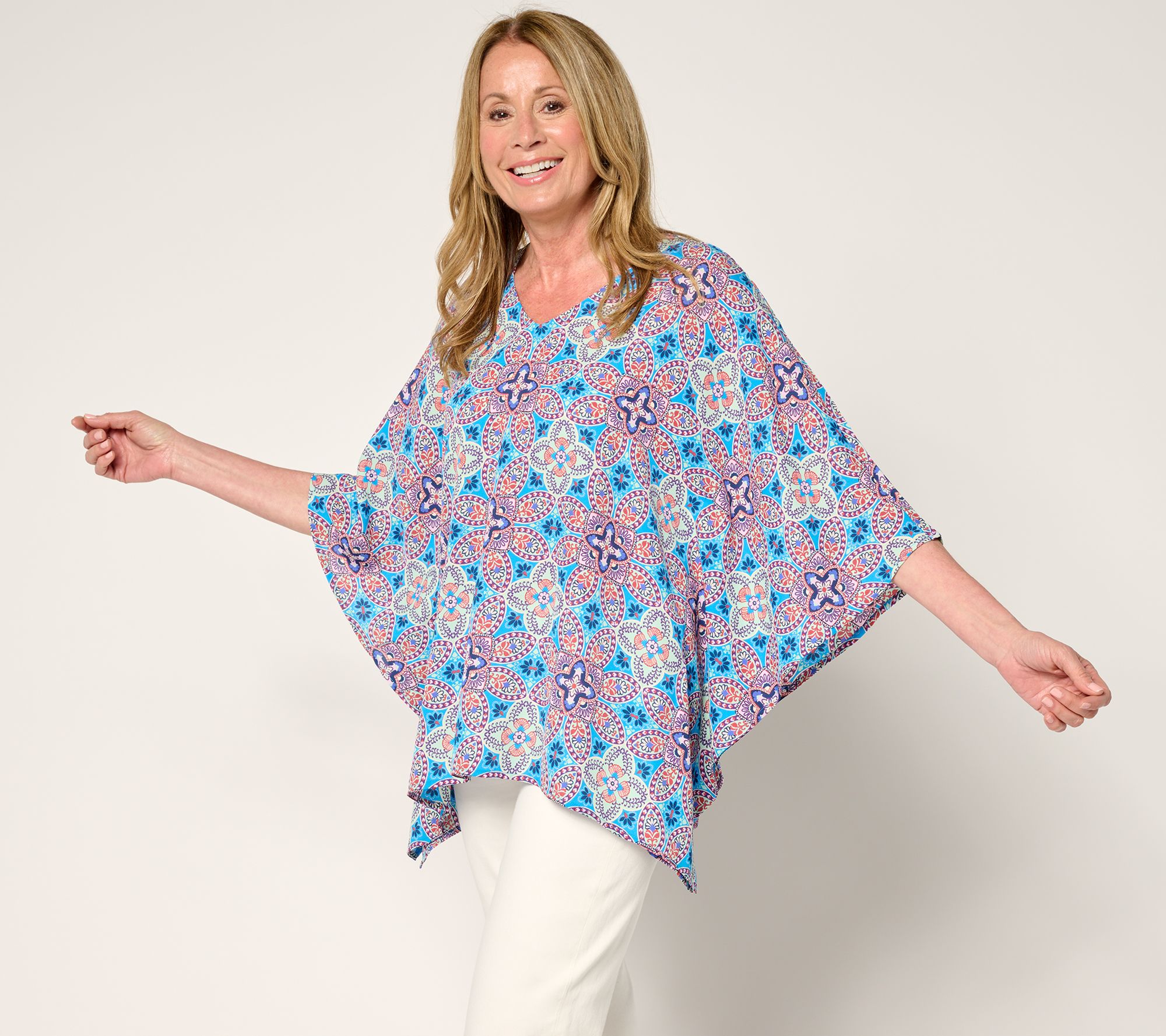 Belle by Kim Gravel Italian Tile Poncho