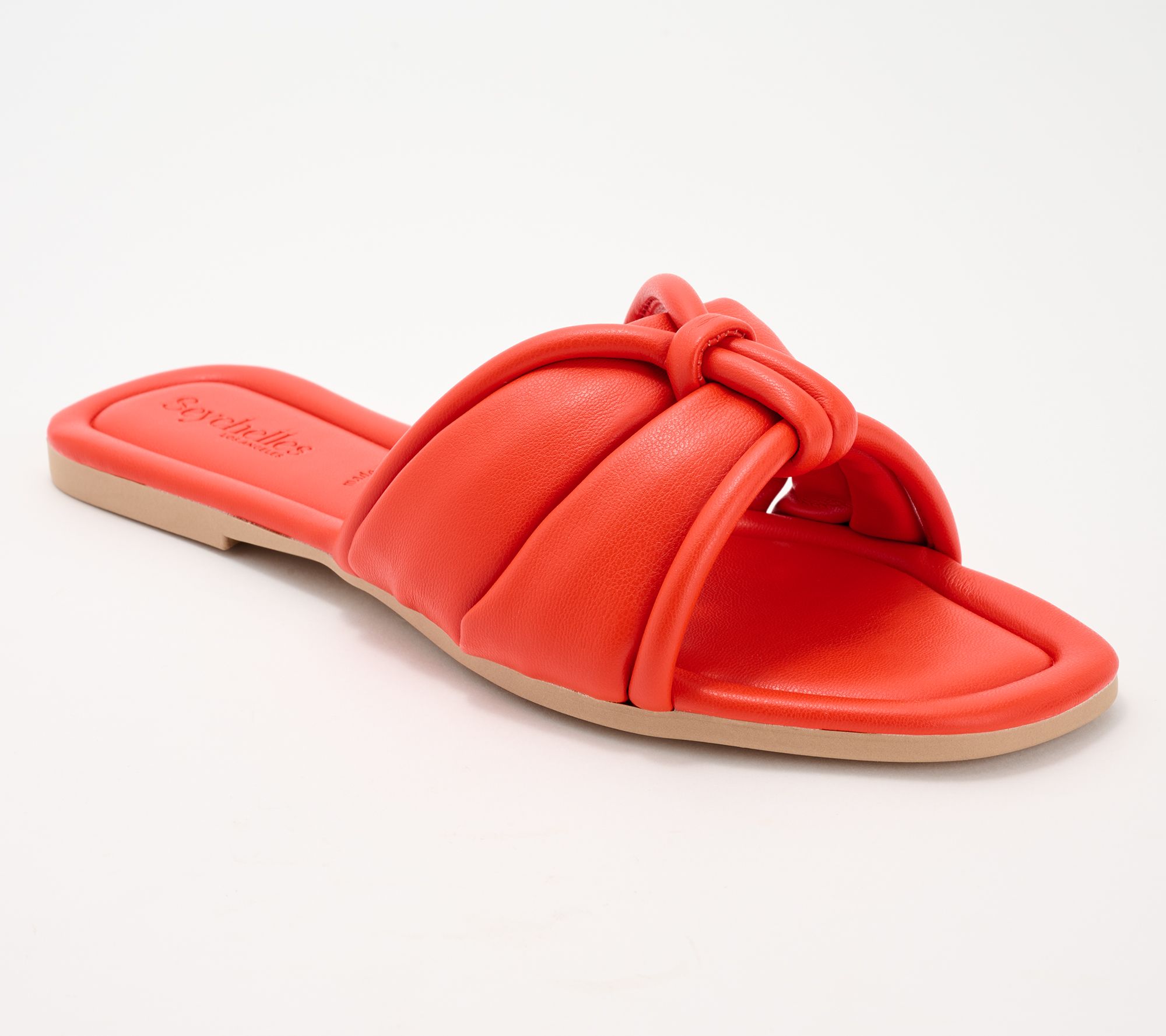 Seychelles Knotted Padded Slides Shades of Cool