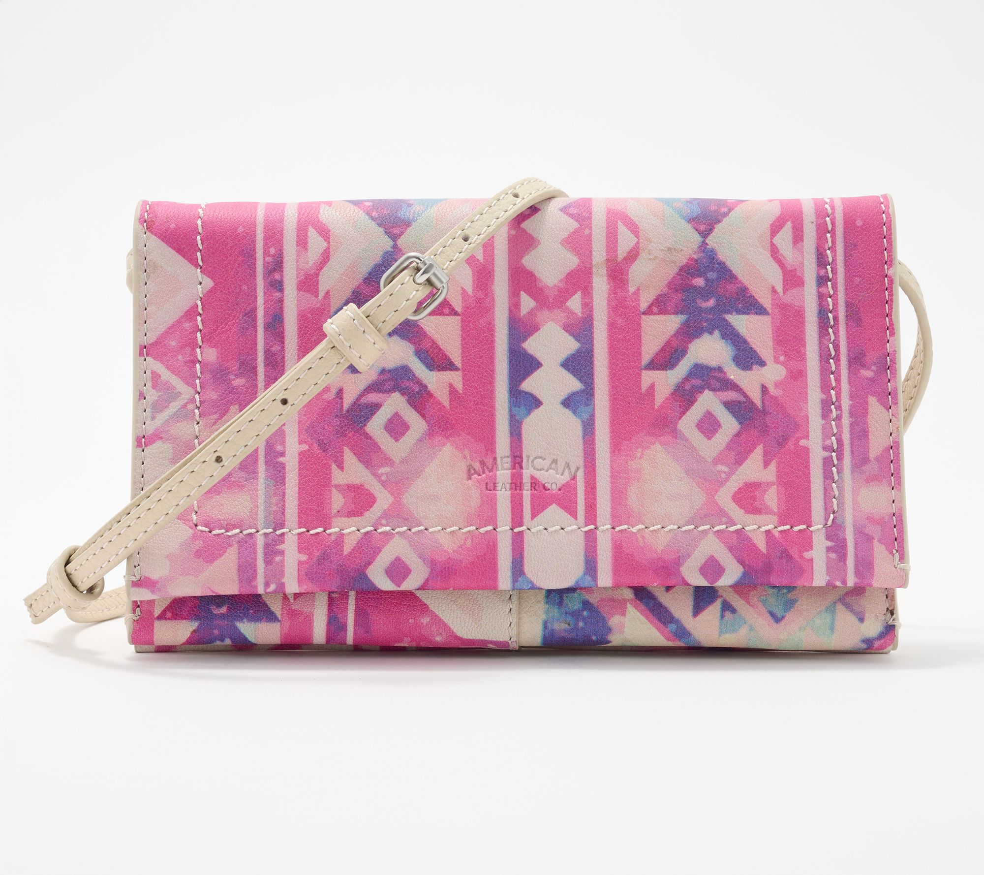 American Leather Co. Teddy Pebble Leather Crossbody