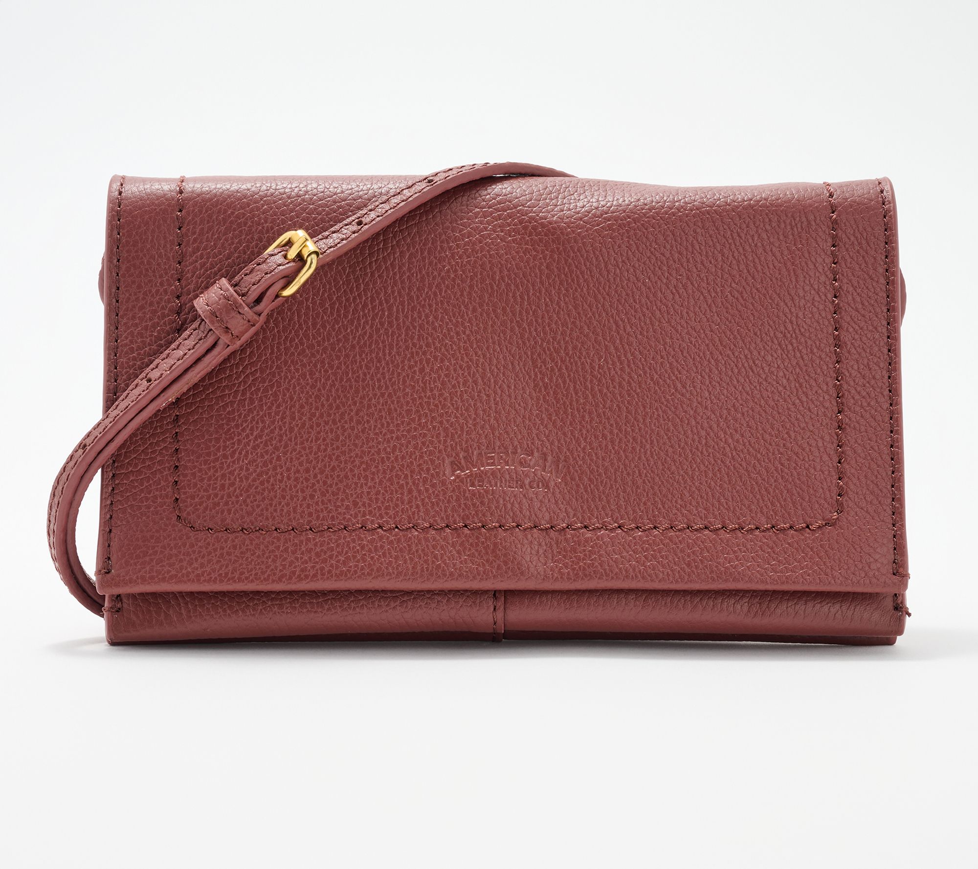 American Leather Co. Teddy Pebble Leather Crossbody