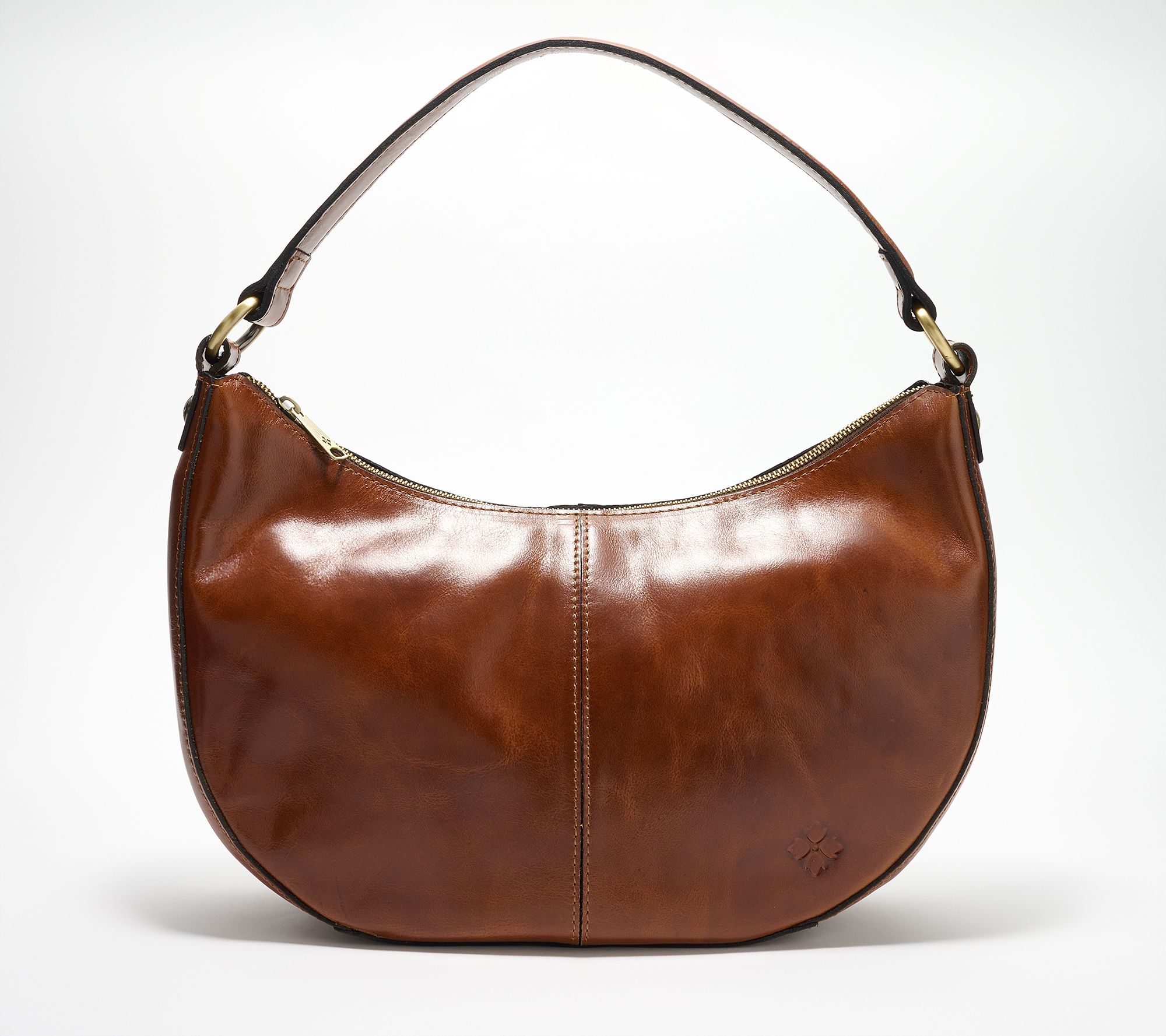 Patricia Nash Leather Eirene Crescent Hobo