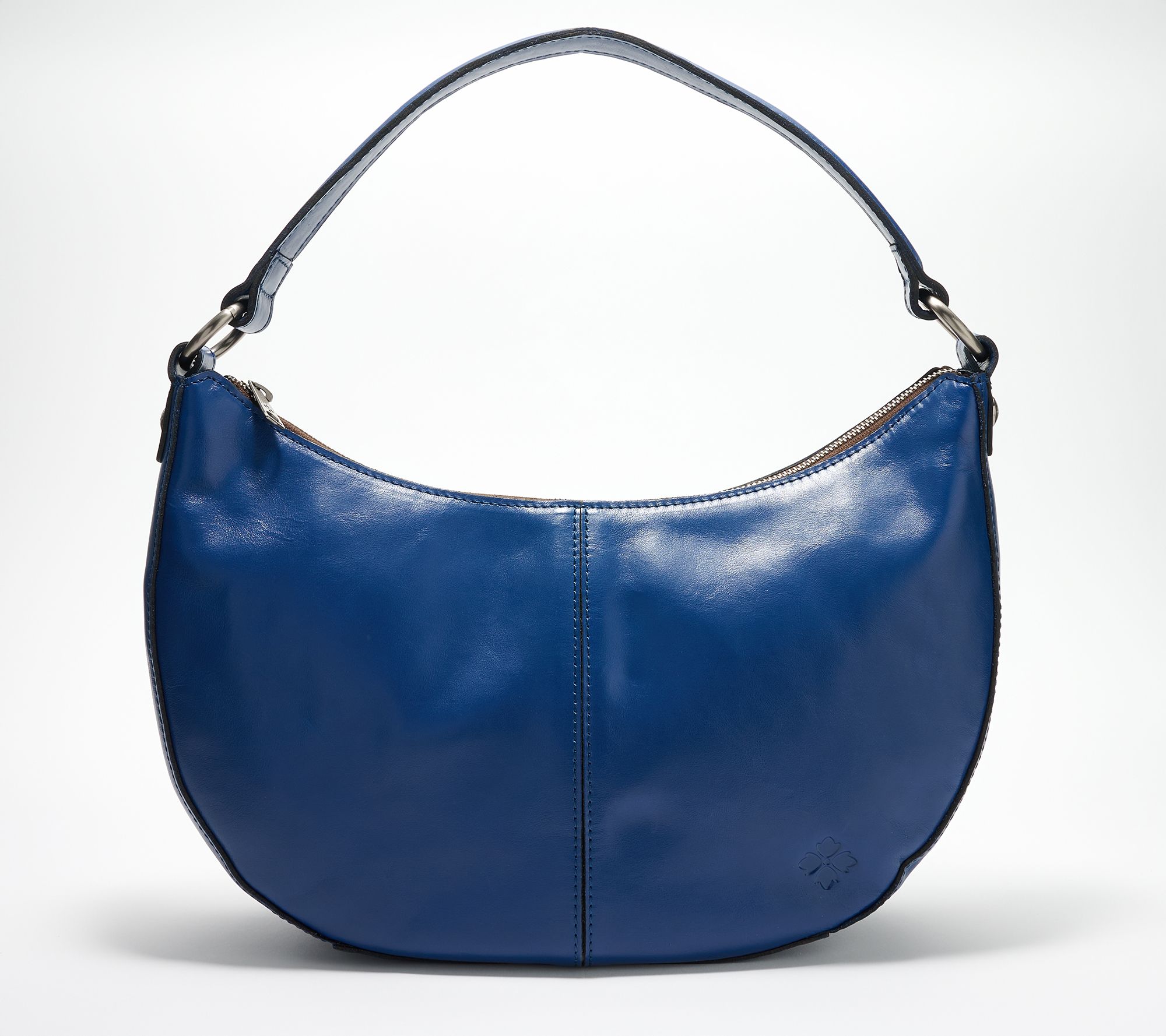 Patricia Nash Leather Eirene Crescent Hobo