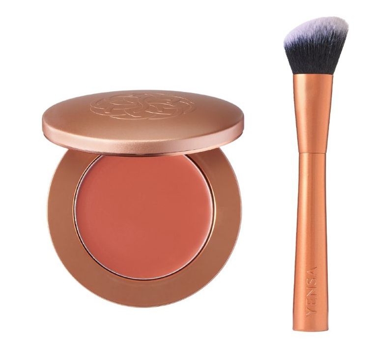 YENSA Beauty Super 8 Cream Blush with Brush