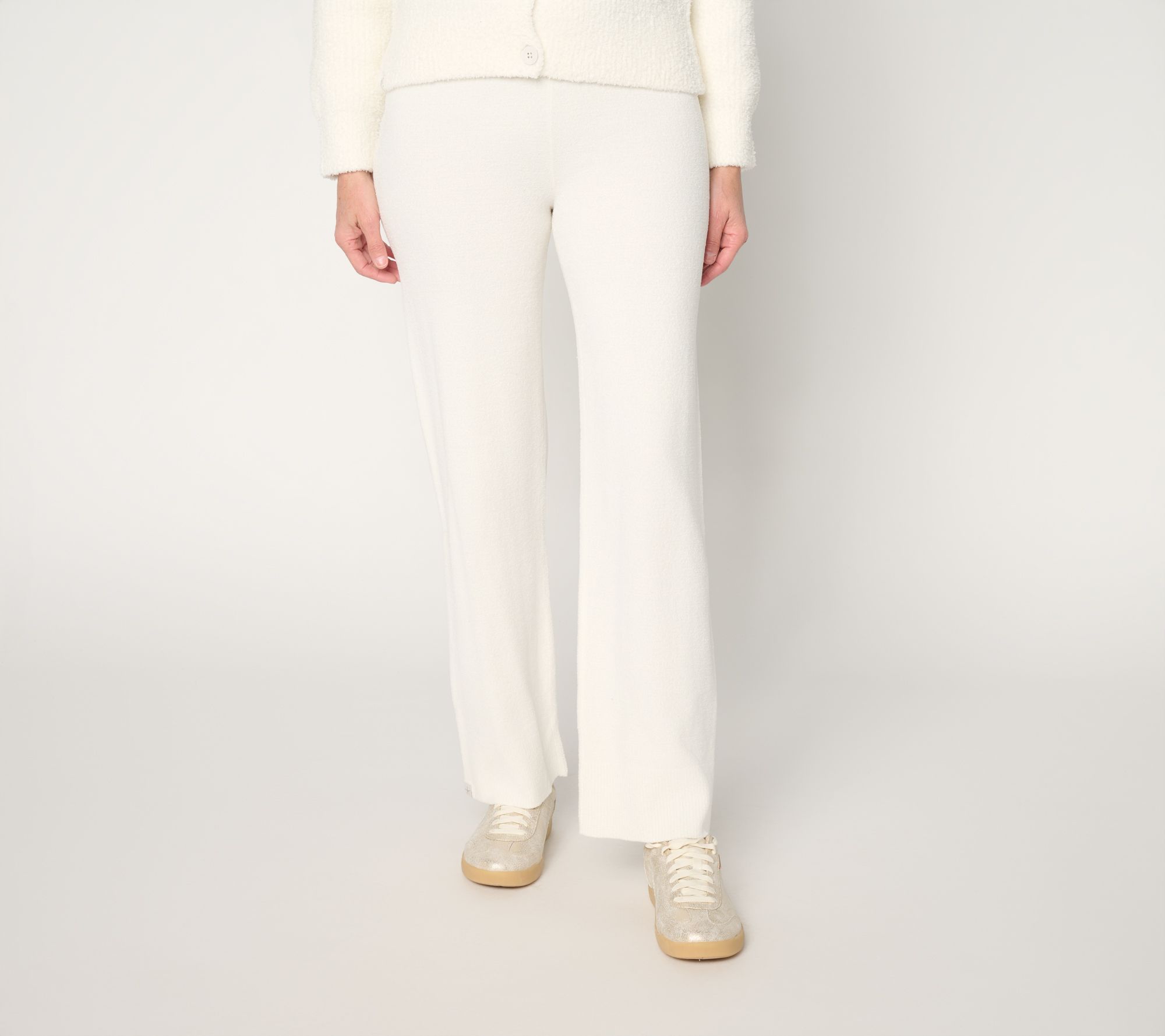 Barefoot Dreams Petite CozyChic Ultra Lite High Rib Straight Leg Pant