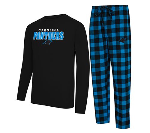NFL Officially Licensed Men's Long Sleeve Tee Pajama Set