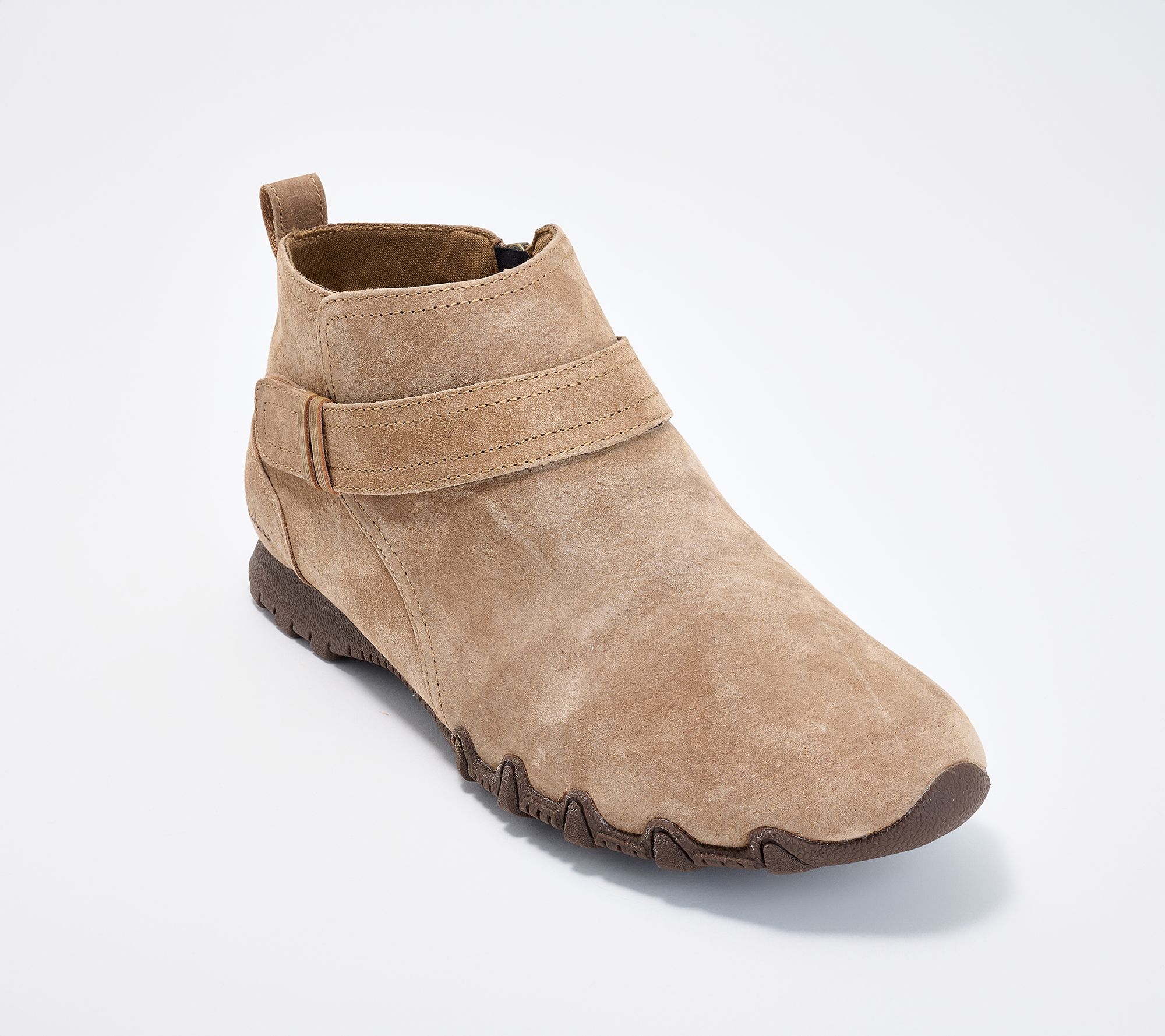 Skechers Bikers Lite Suede Side-Zip Booties