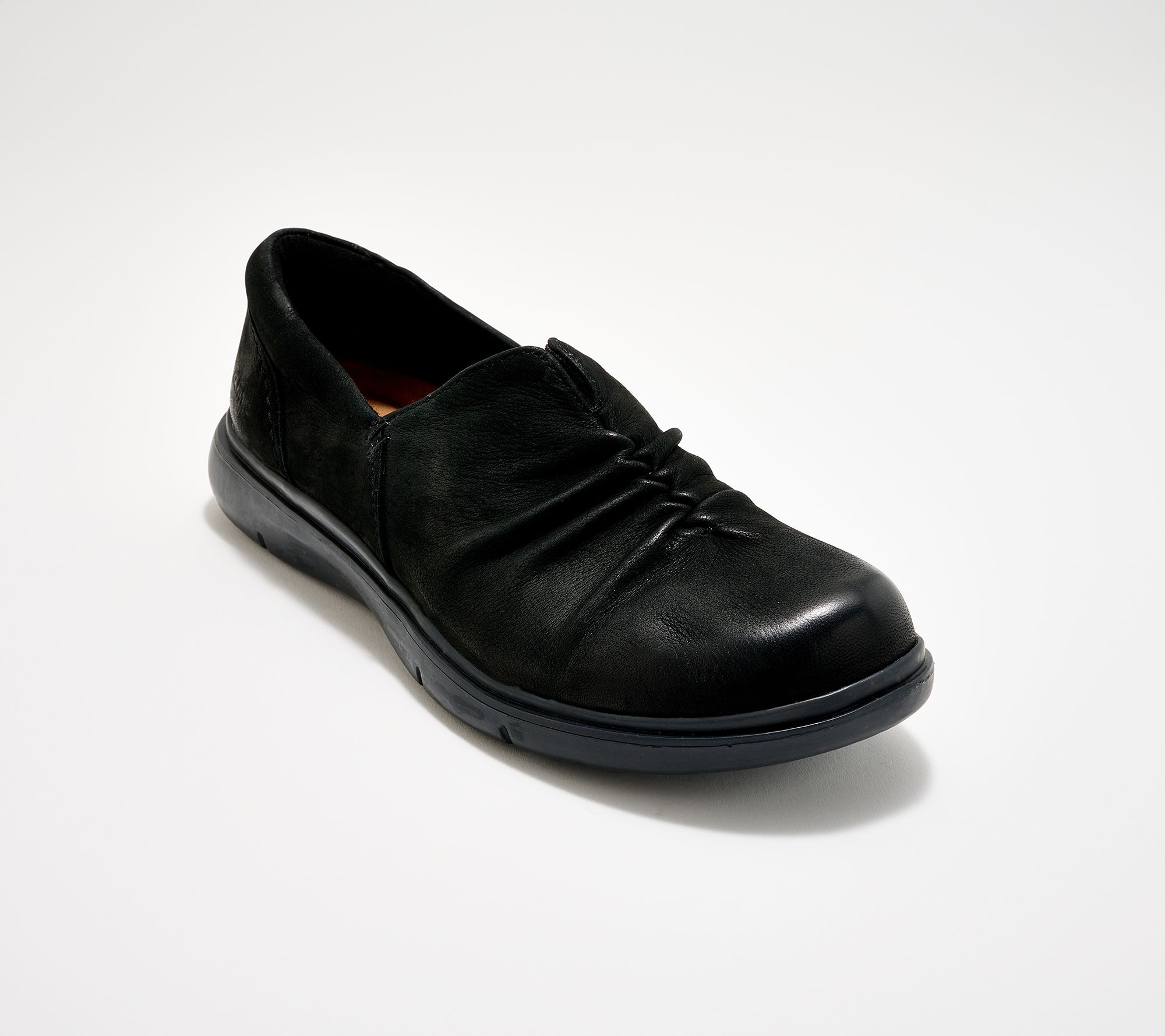 Clarks Signature Leather Slip-Ons -Certina Rose