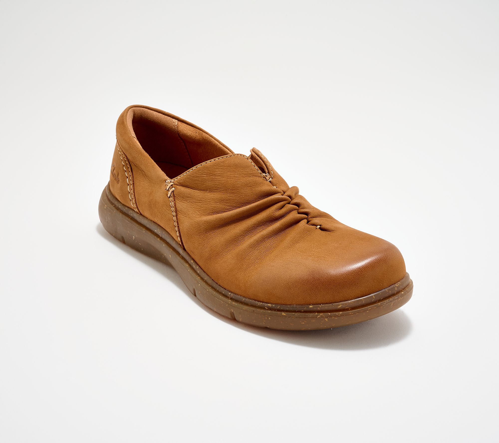 Clarks Signature Leather Slip-Ons -Certina Rose