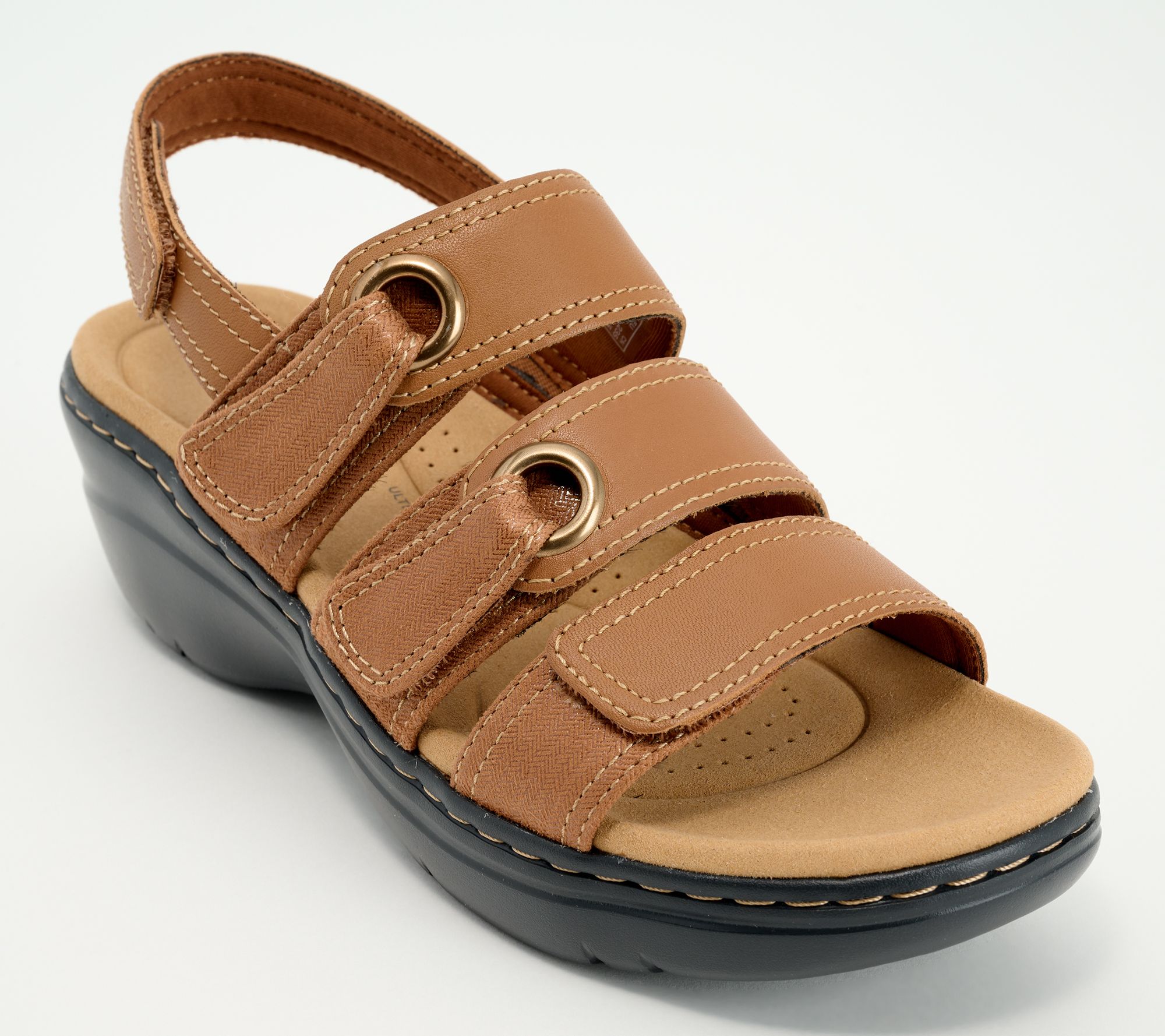"As Is" Clarks Collection Leather Sandals - Merliah2 Bali