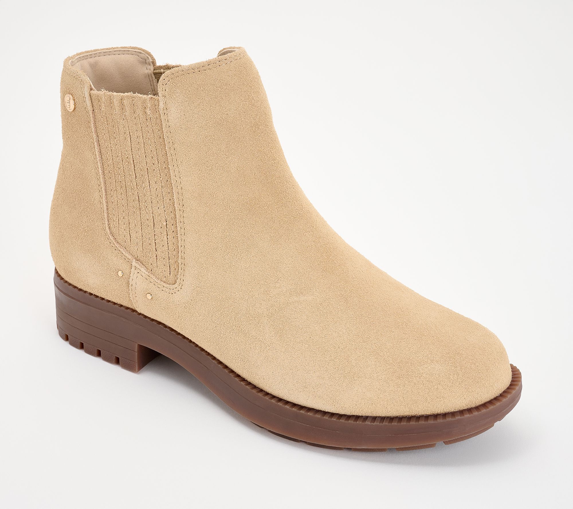 Revitalign Water Resistant Suede Ankle Boot - Kodiak Bluff