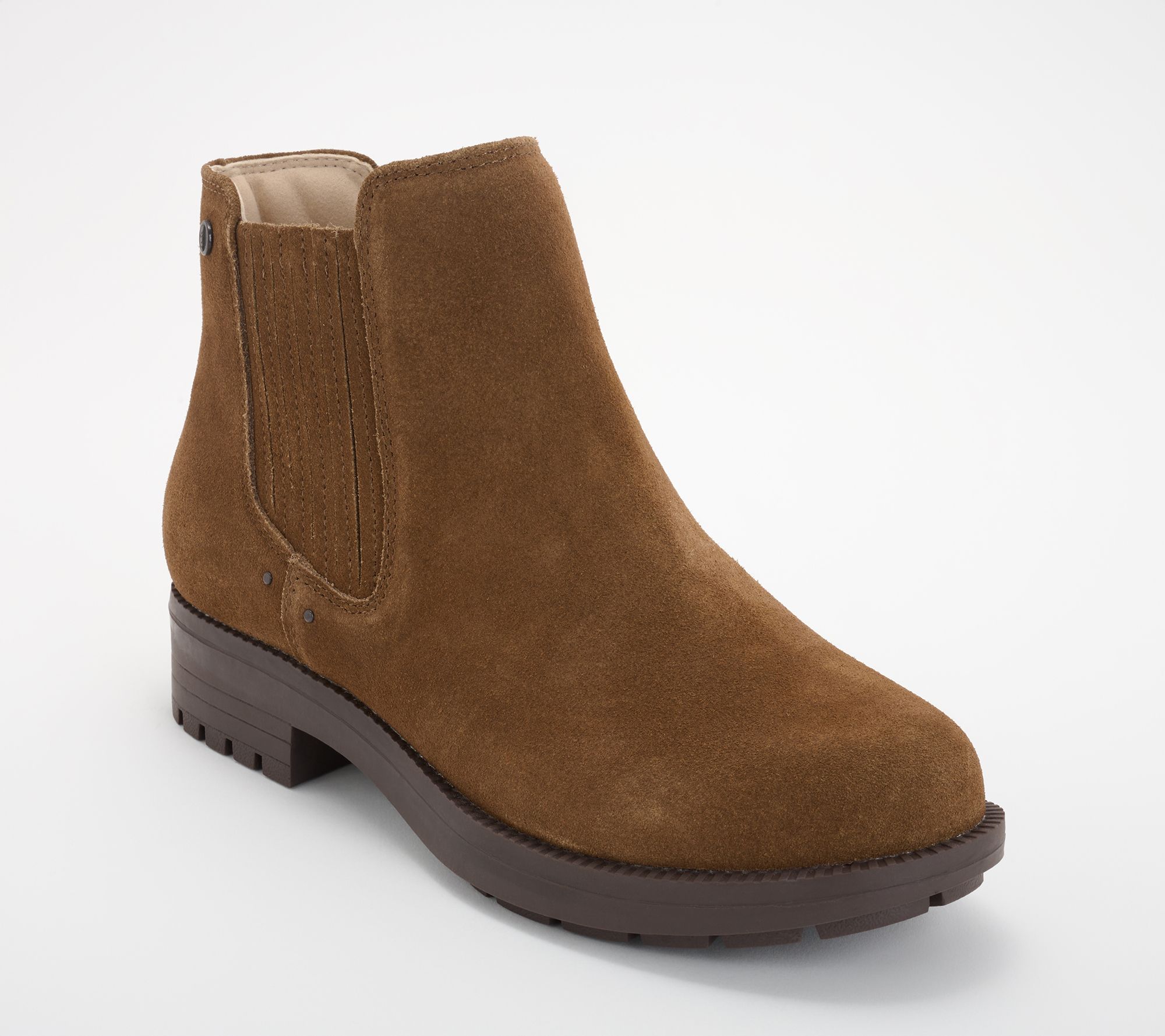 Revitalign Water Resistant Suede Ankle Boot - Kodiak Bluff