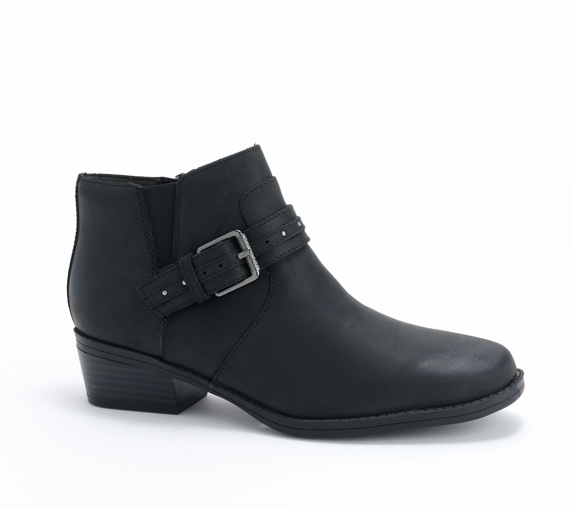 "As Is" Clarks Collection Leather Ankle Boots -Danyelle Wish