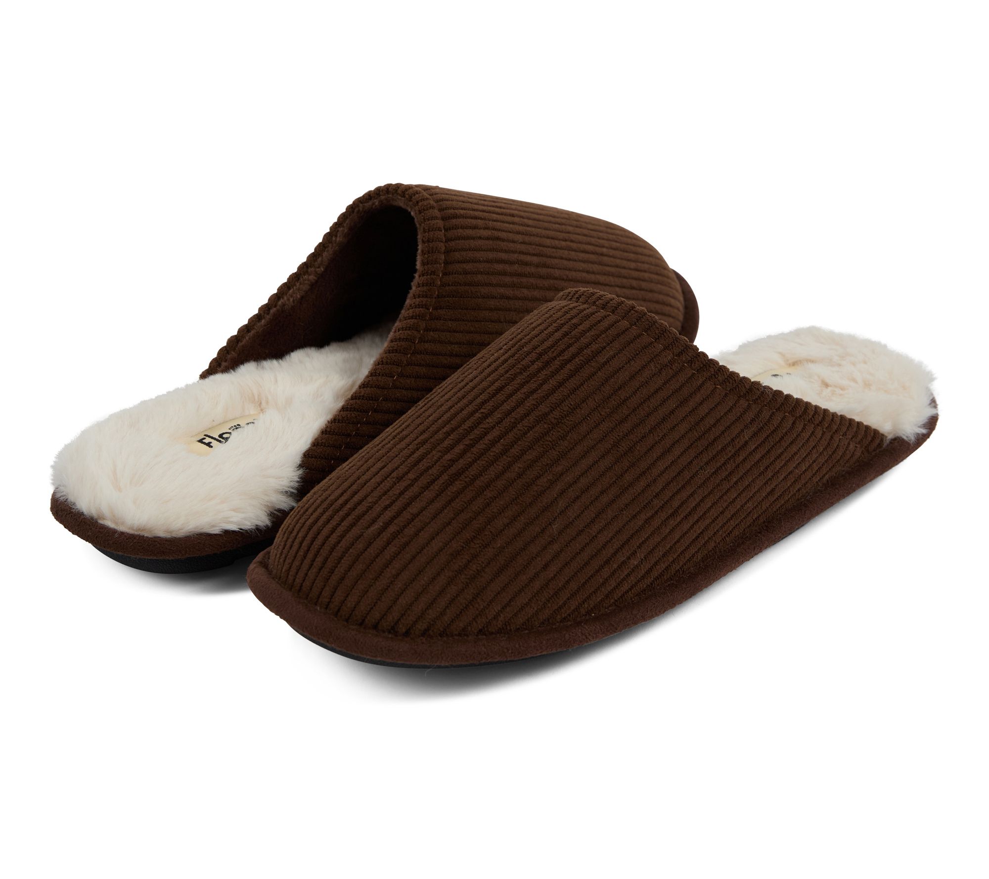 Floopi Men's Corduroy Scuff Slipper